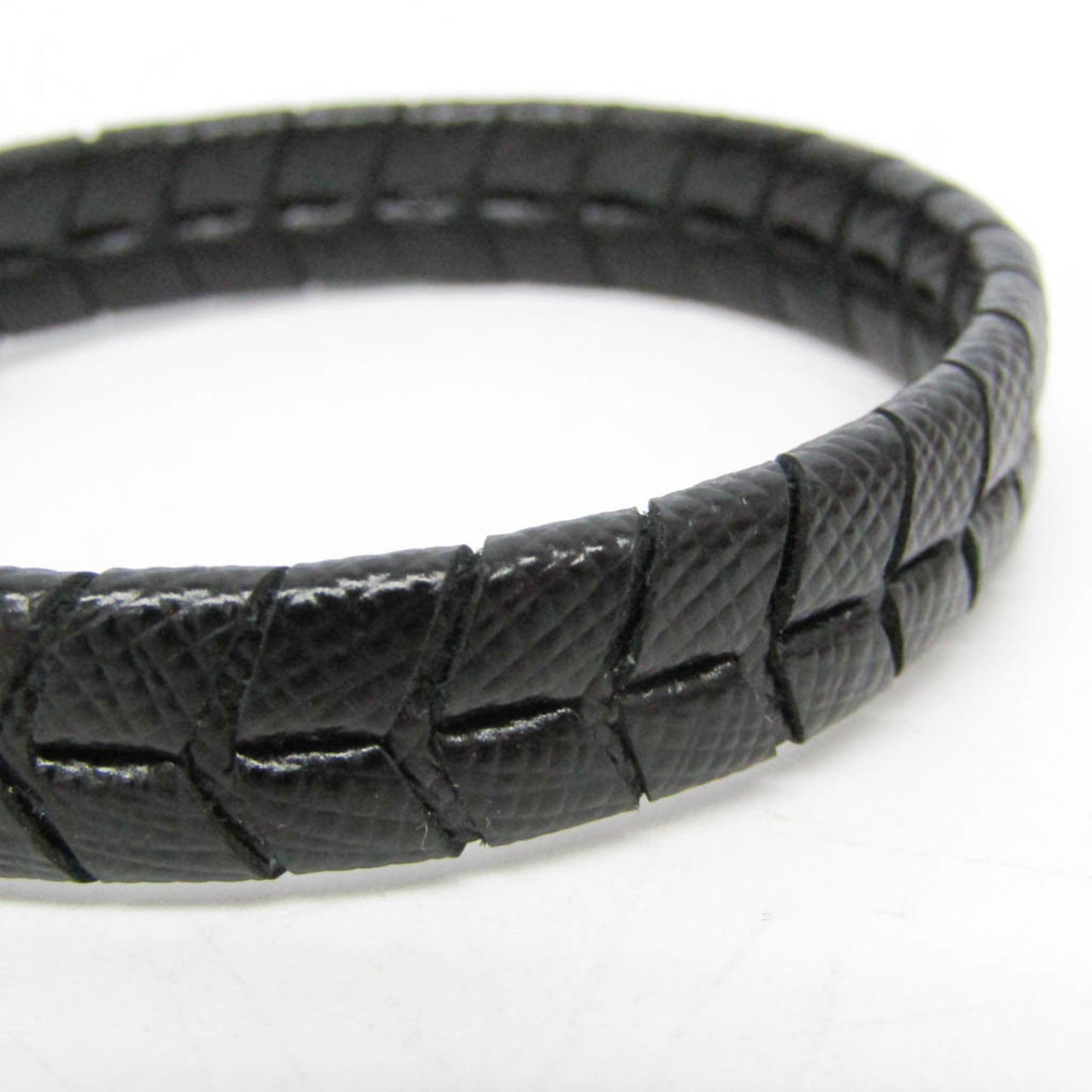 Prada Saffiano · Leather Bangle