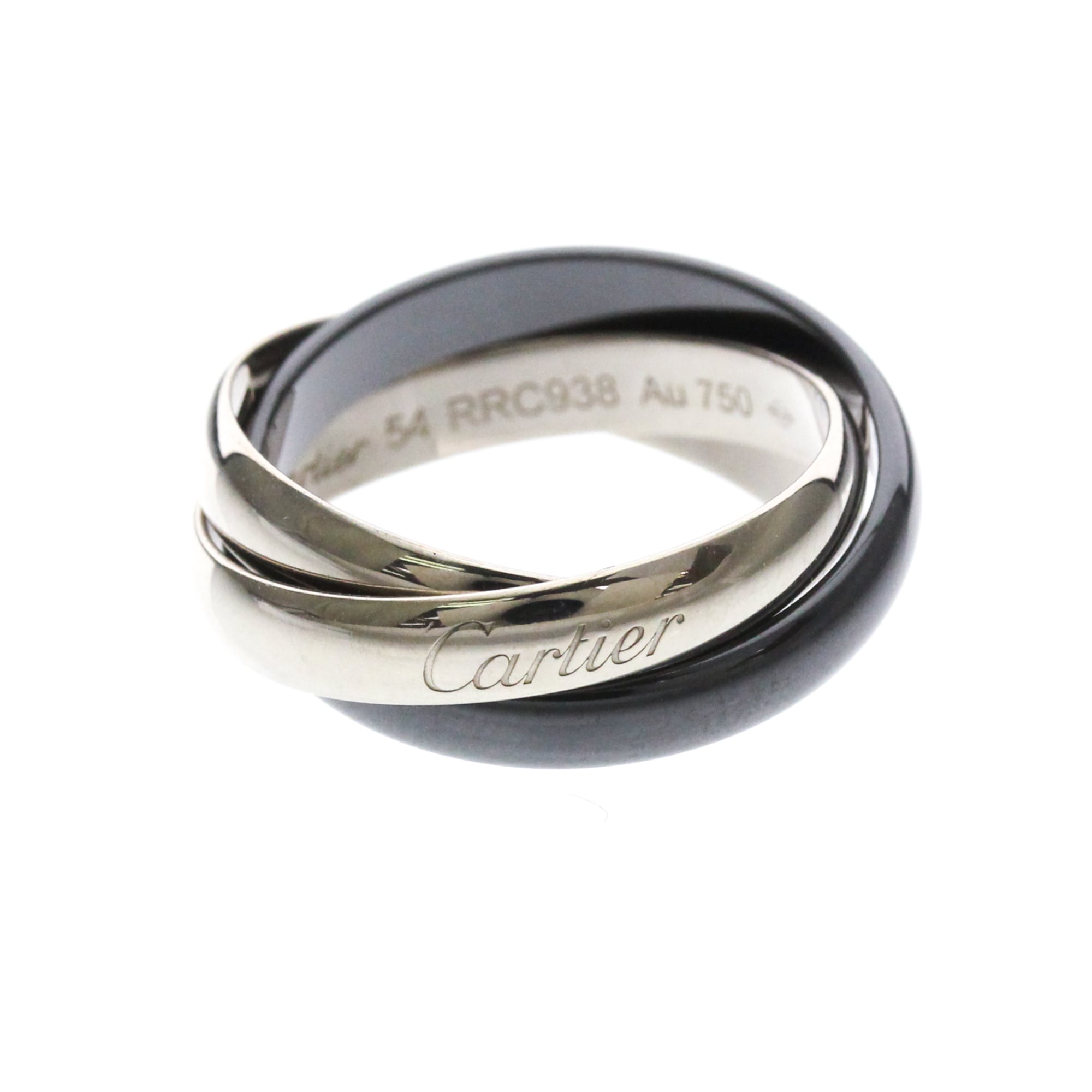 Cartier Trinity · 18K White Gold & Ceramic