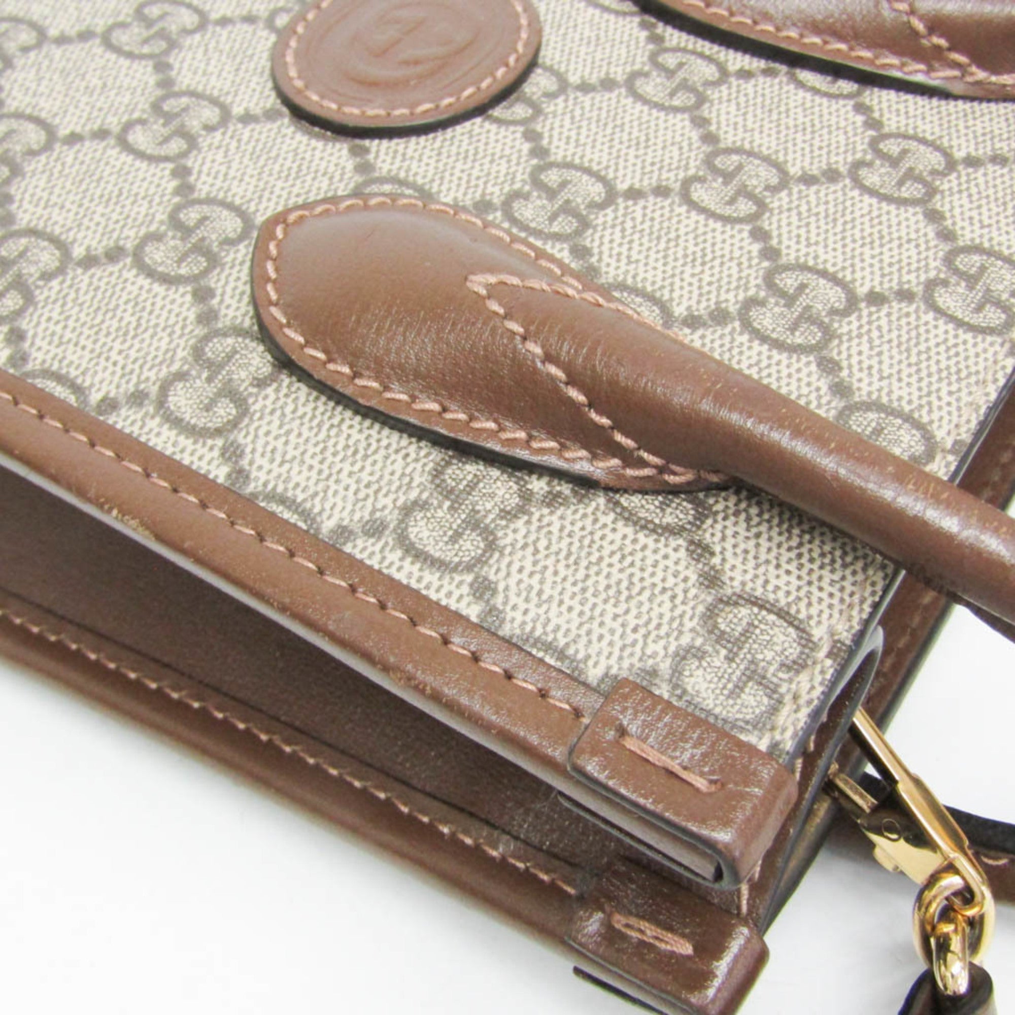 Gucci Interlocking G · GG Supreme · Leather
