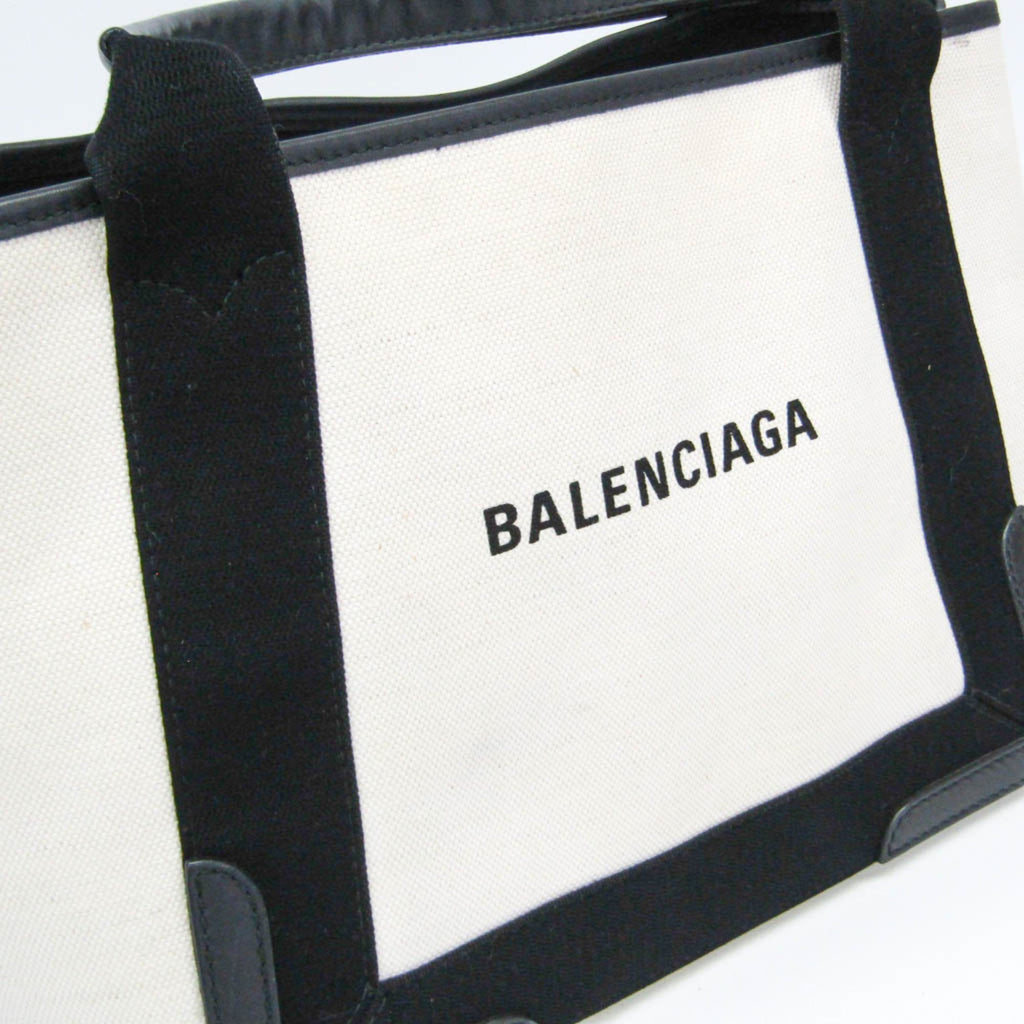 Balenciaga Navy Cabas · Canvas