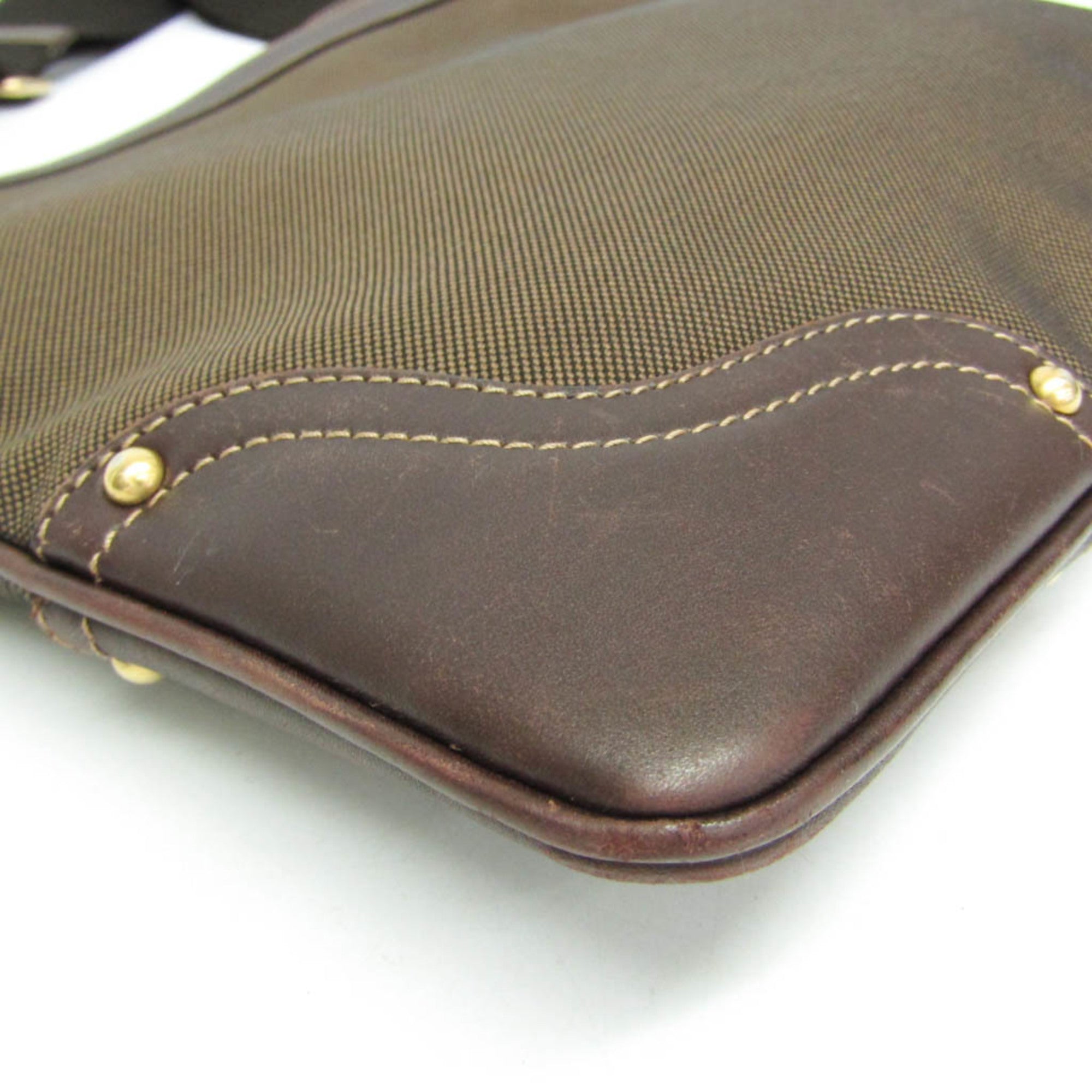 Prada Logo Jacquard · Canvas & Leather