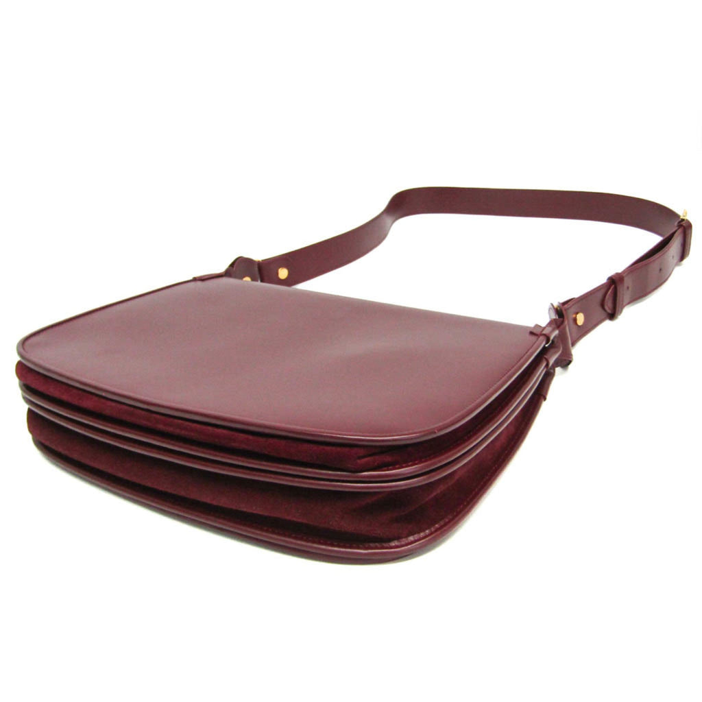 Cartier Must · Leather Shoulder Bag · Bordeaux