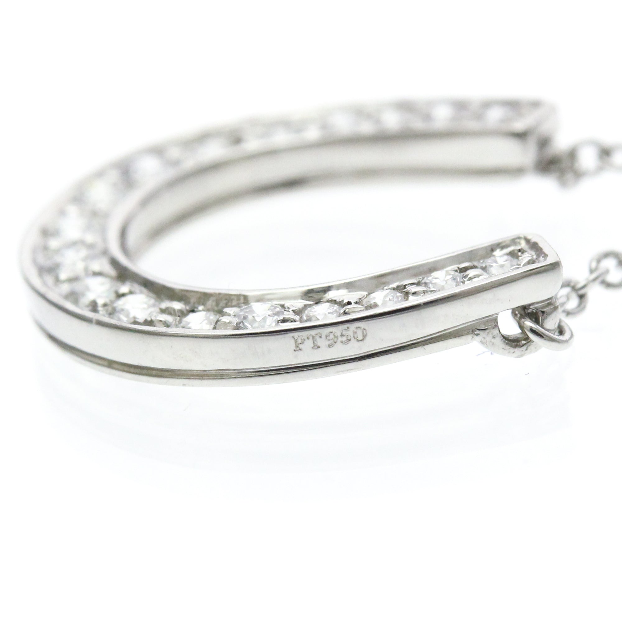 Tiffany Horseshoe · Platinum · Diamond