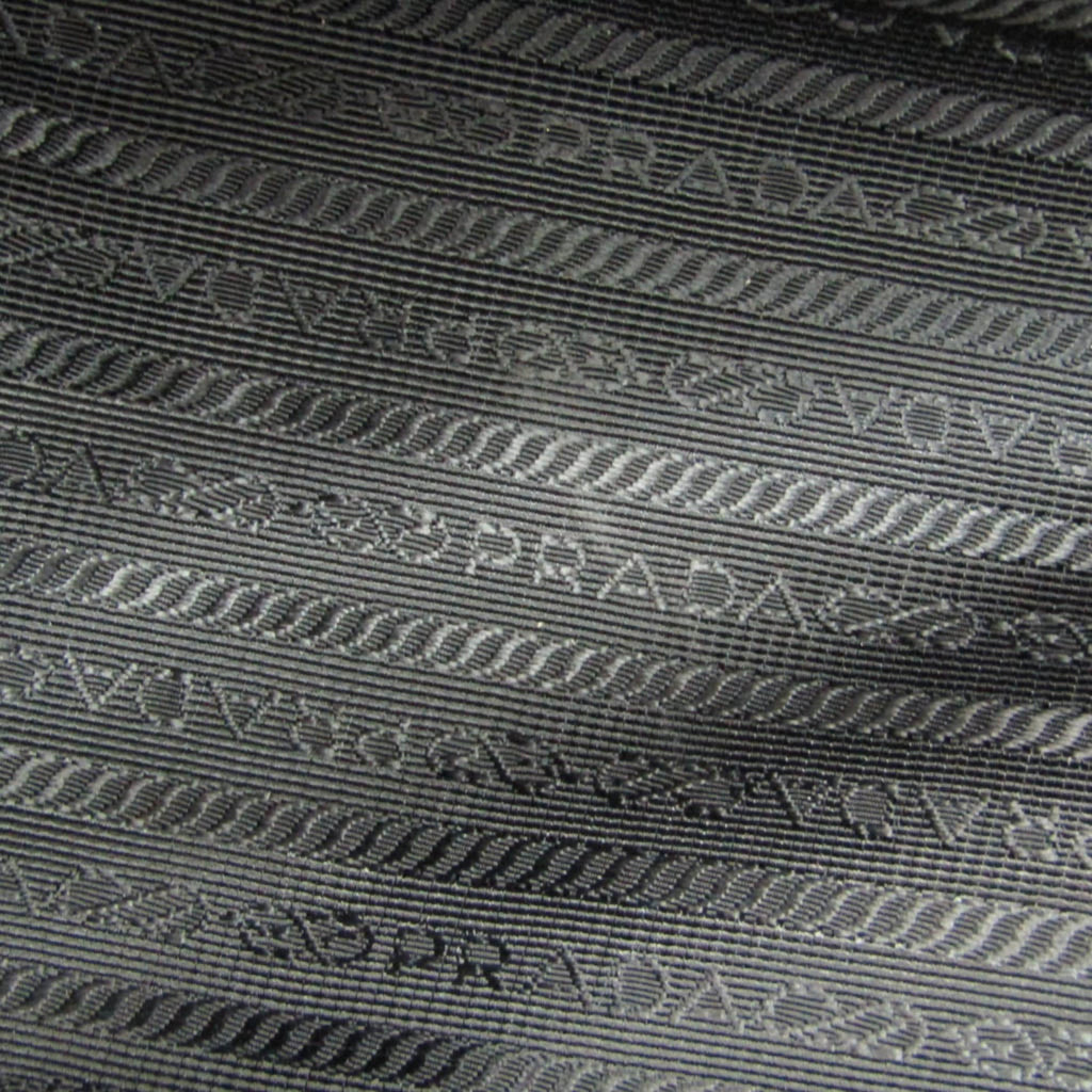 Prada Logo Jacquard · Leather