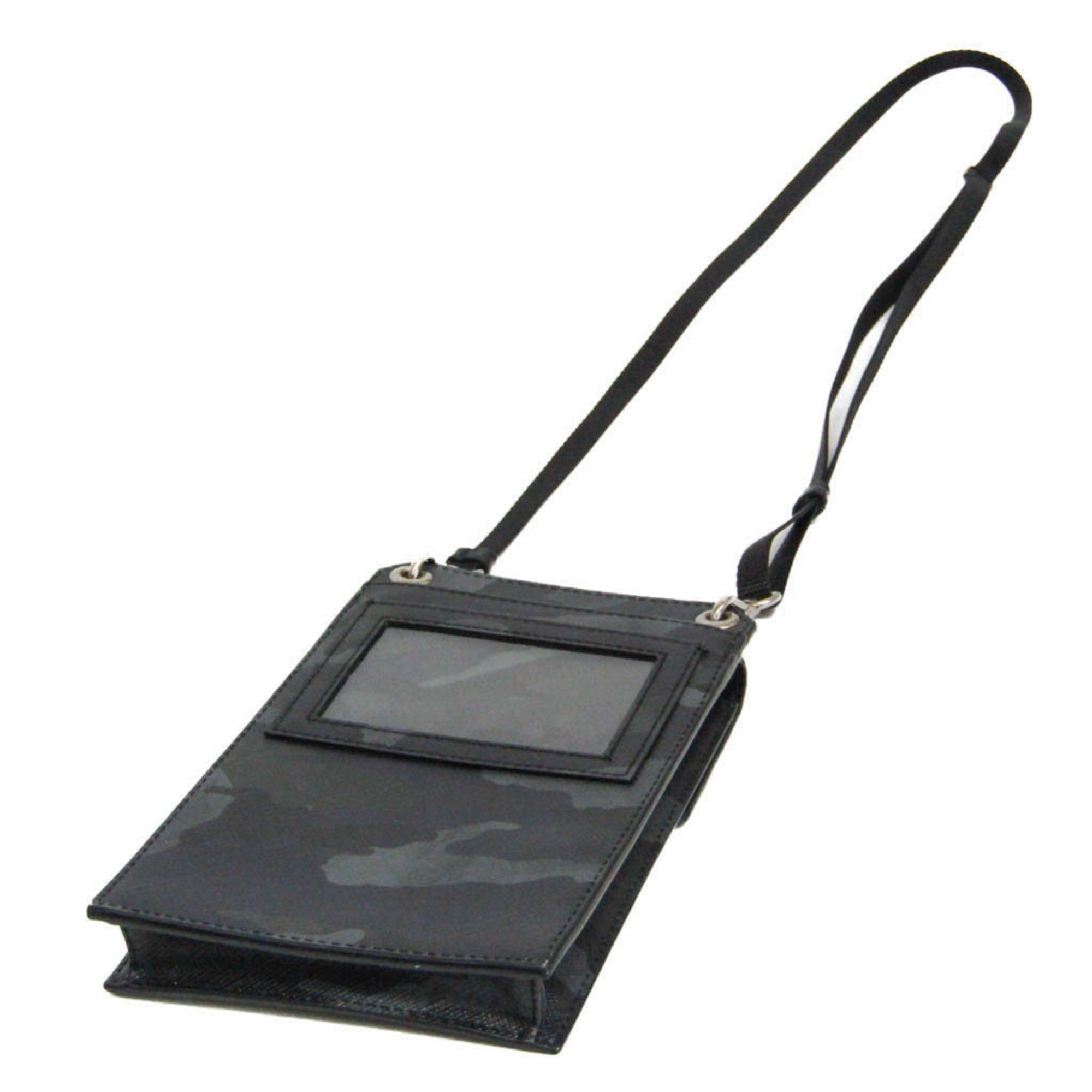 Prada Saffiano · Camouflage Shoulder Pouch