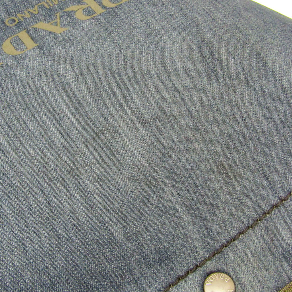 Prada Denim · Leather Tote