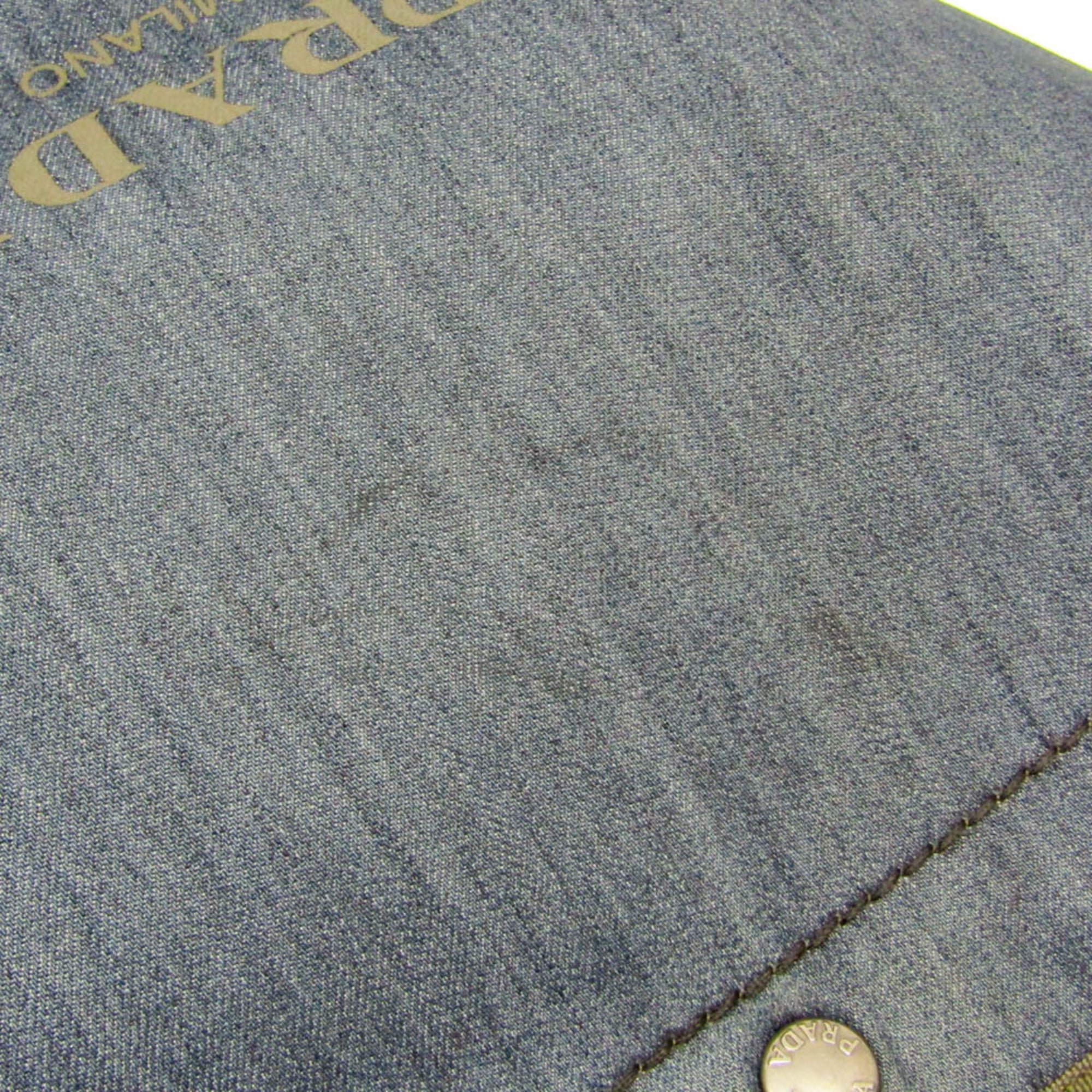 Prada Denim · Leather Tote