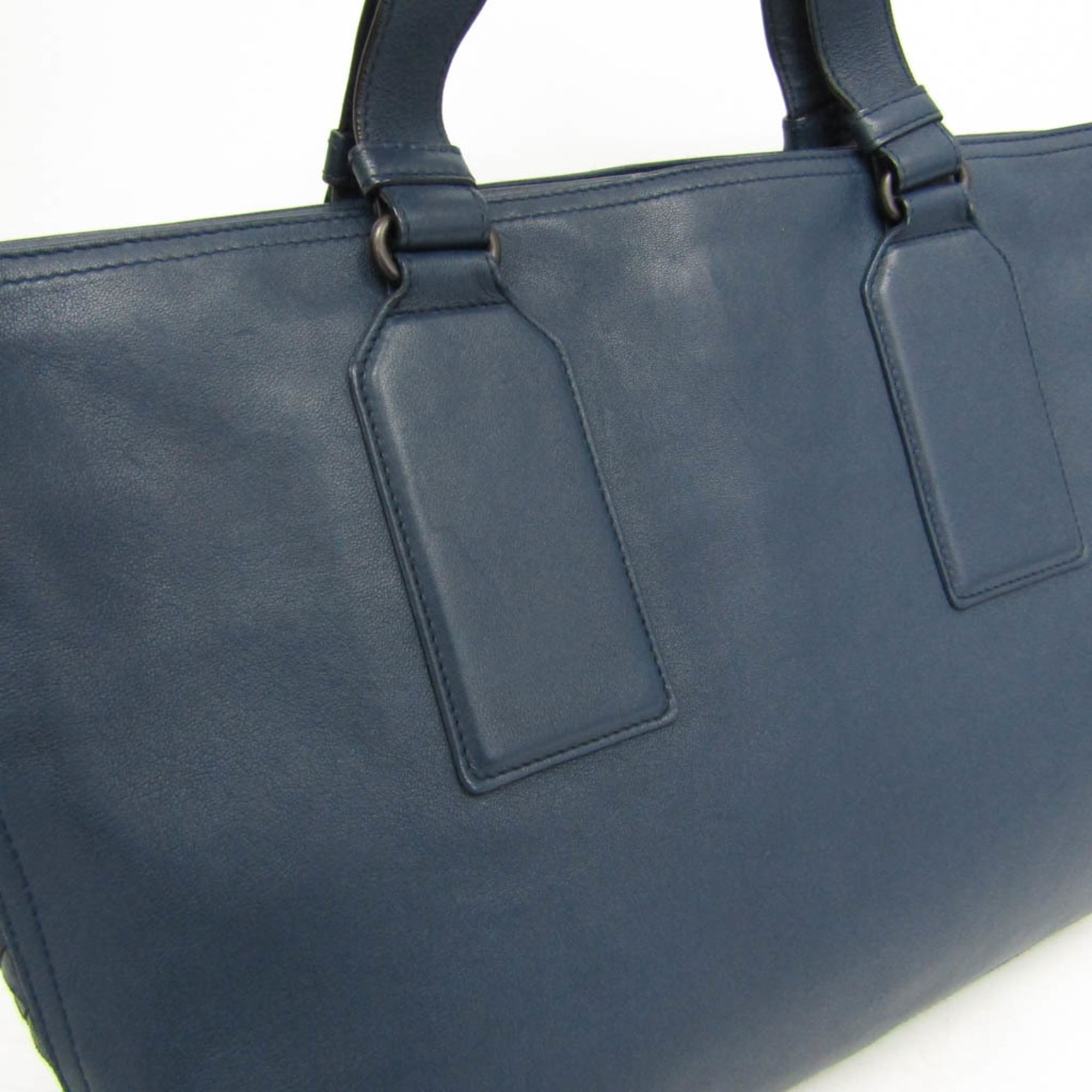 Bottega Veneta Intrecciato · Leather Briefcase