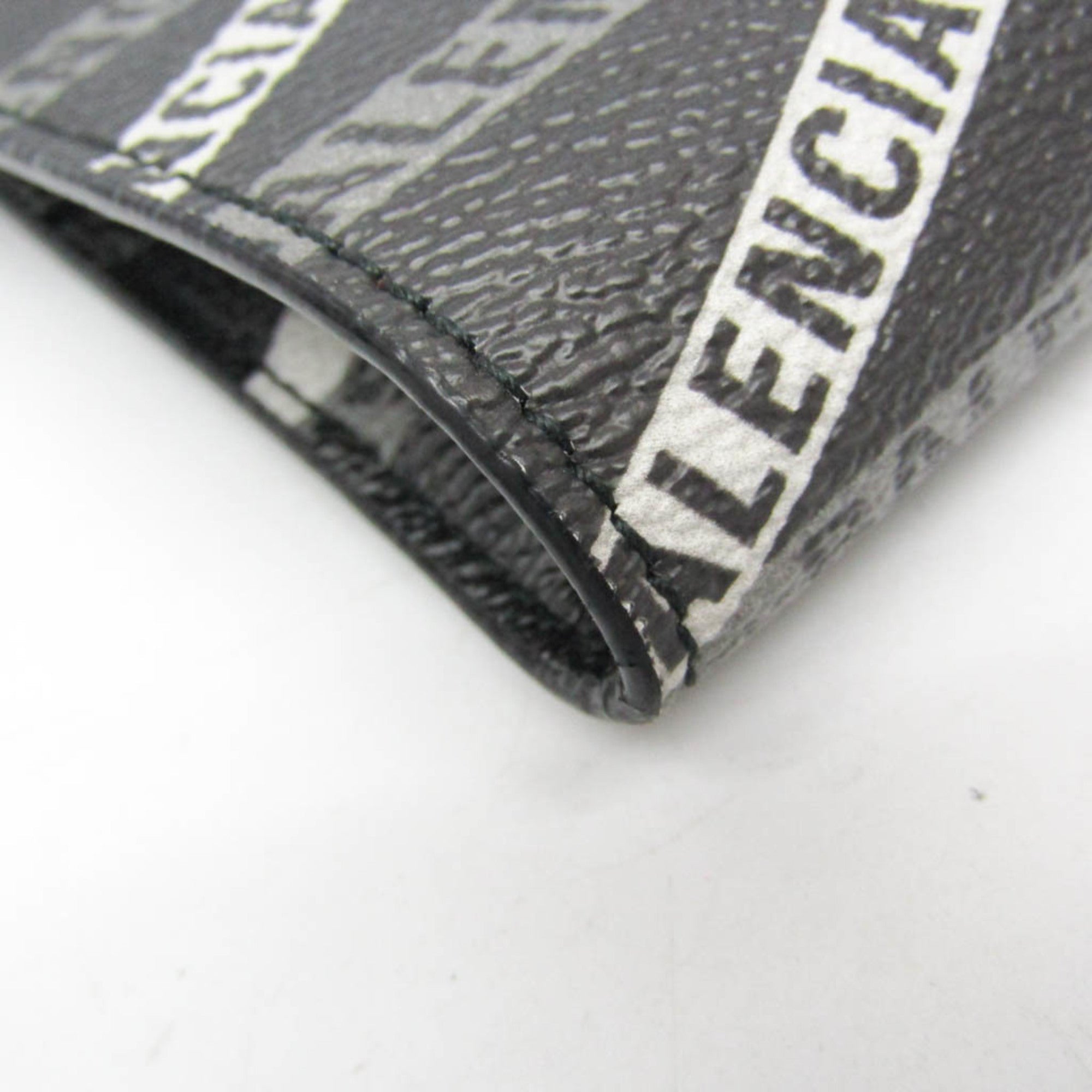 Balenciaga Logo Print · Leather Clutch
