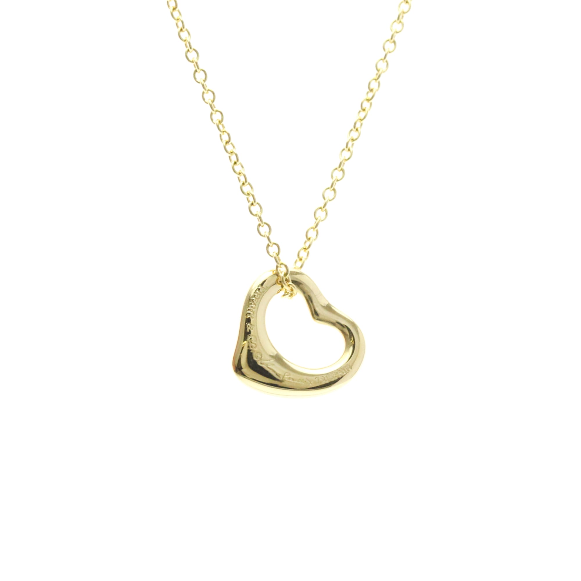 Tiffany Open Heart · 18K Yellow Gold