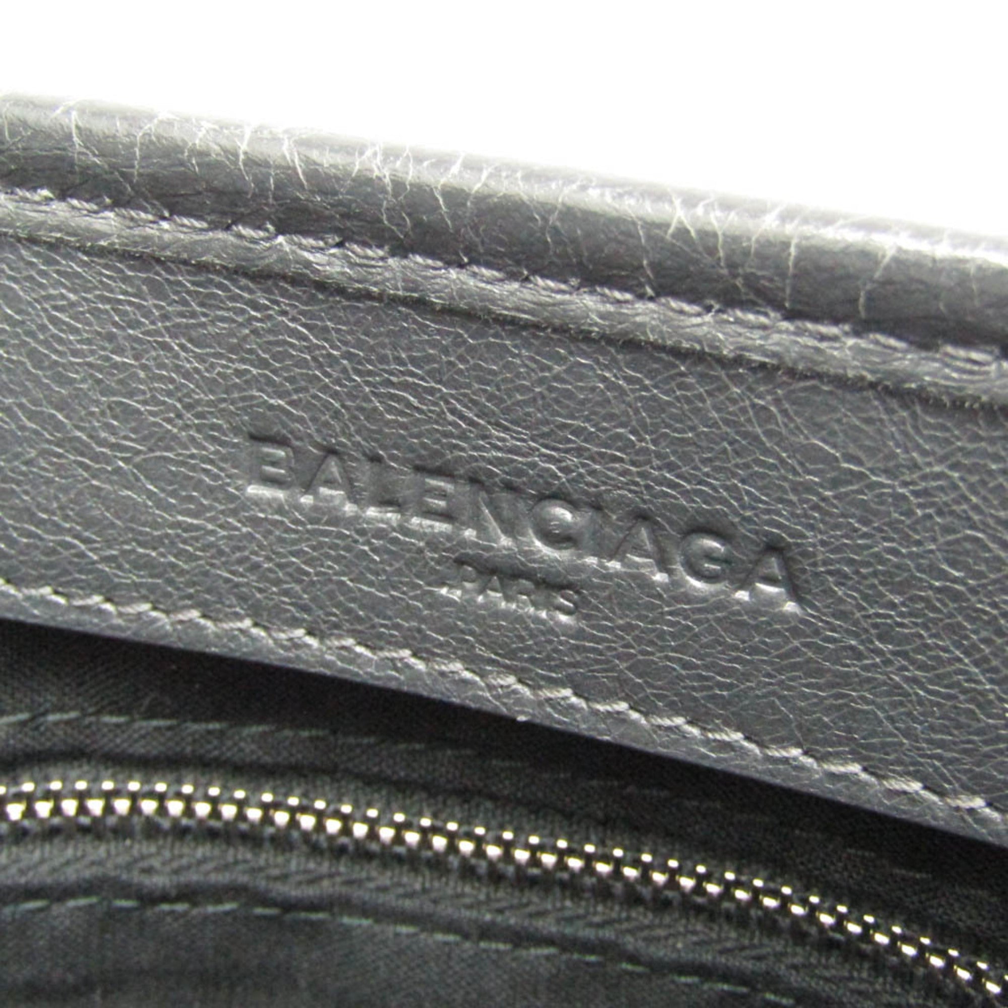 Balenciaga Navy Cabas XS · Leather