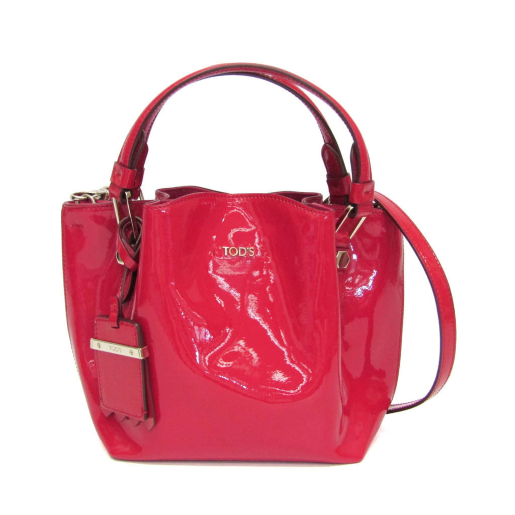 Tod's Mini Flower · Patent Leather