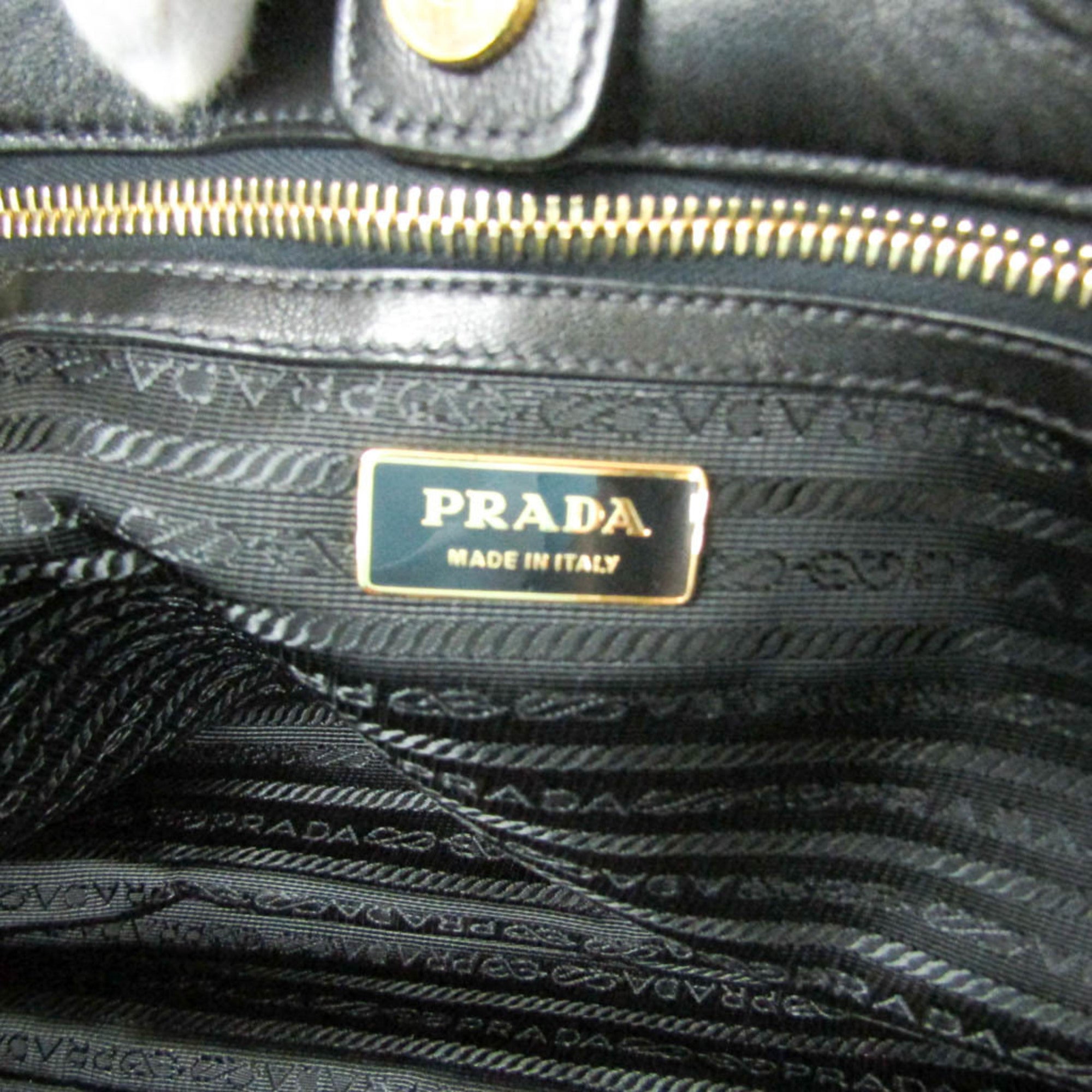 Prada Ruffled Chain · Nylon Tote