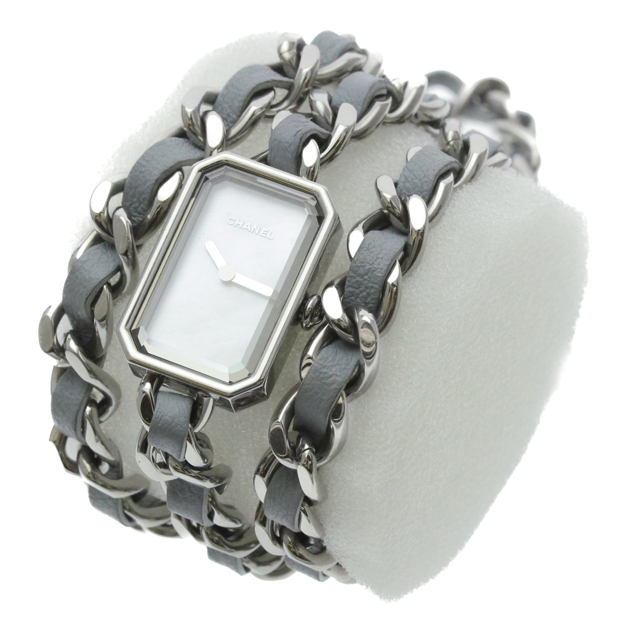 Chanel Premiere Lock · Steel · Mother-of-Pearl