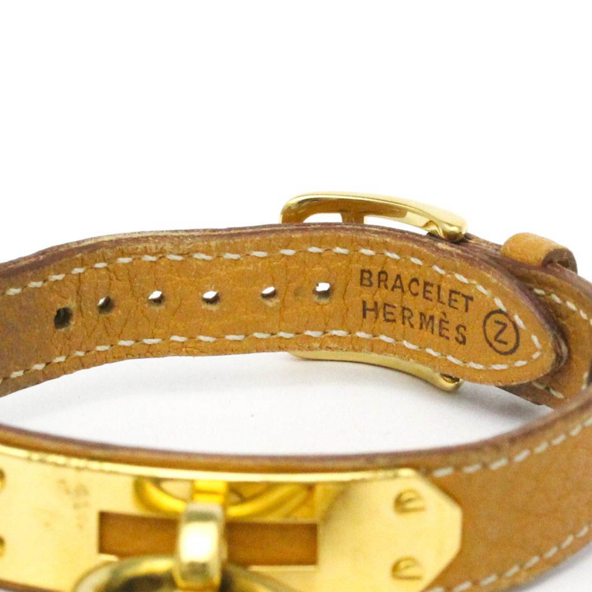 Hermès Kelly · Gold Plated · Leather