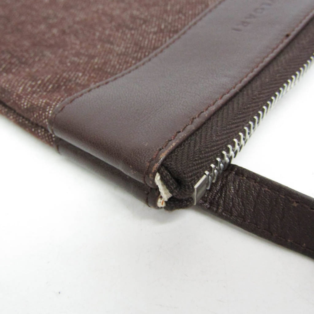 Bvlgari Logomania · Crossbody Pouch · Denim