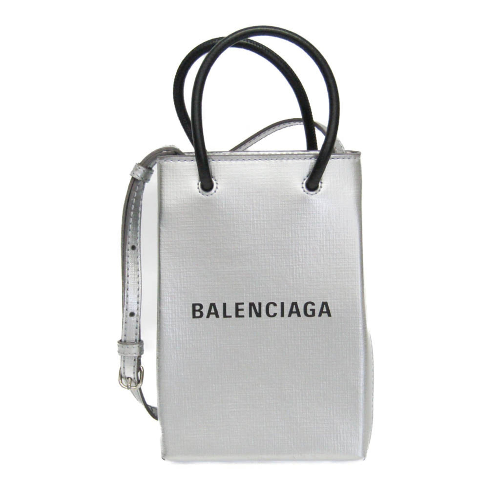 Balenciaga Shopping Phone Holder · Leather