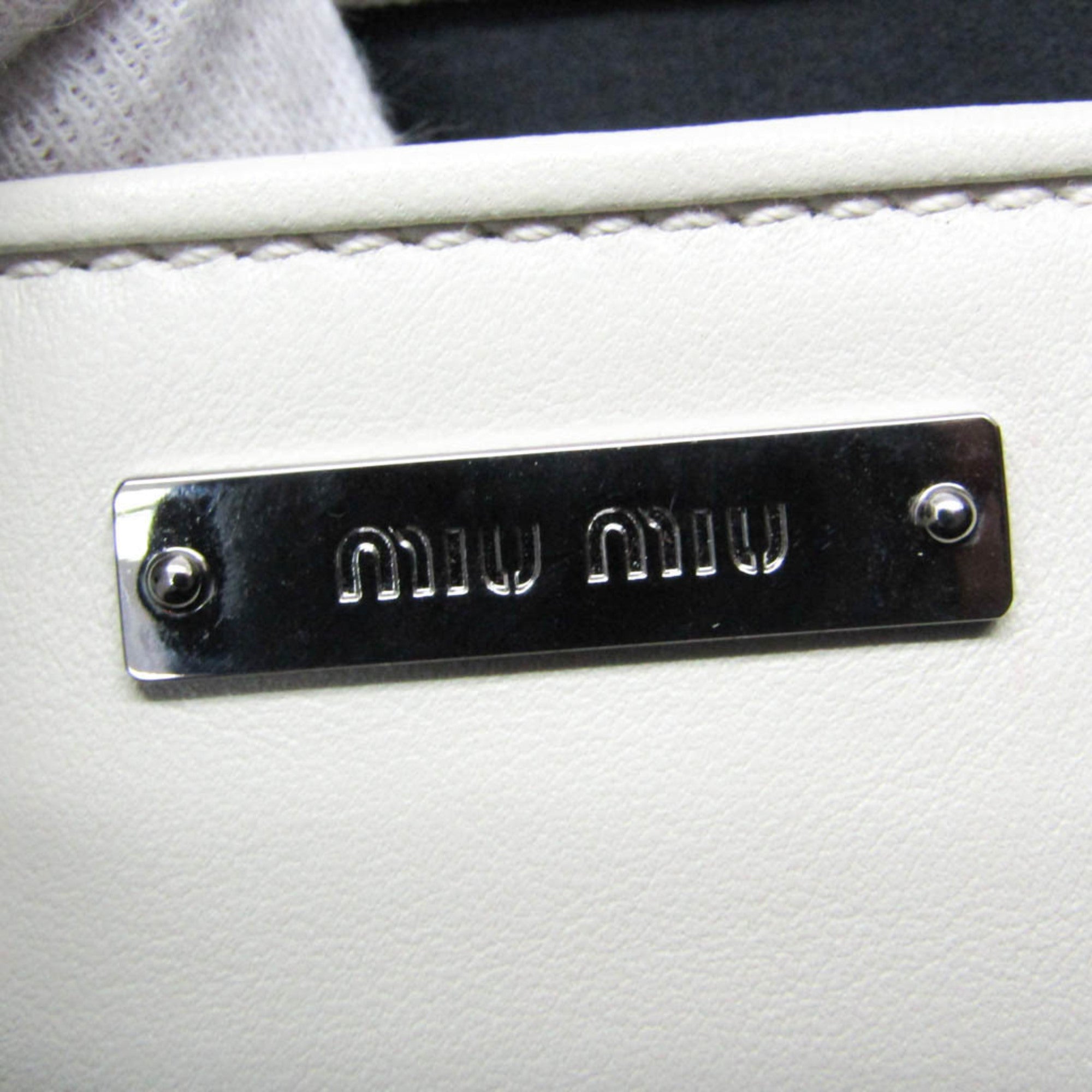 Miu Miu · Leather Clutch · Two-Tone