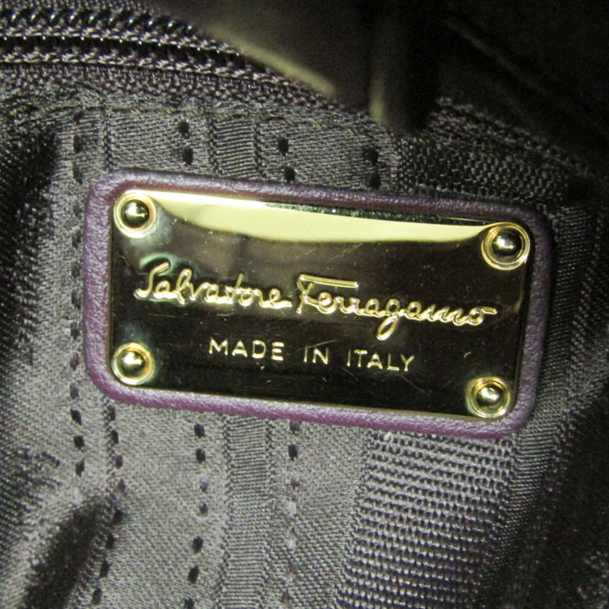 Salvatore Ferragamo Gancini · Leather