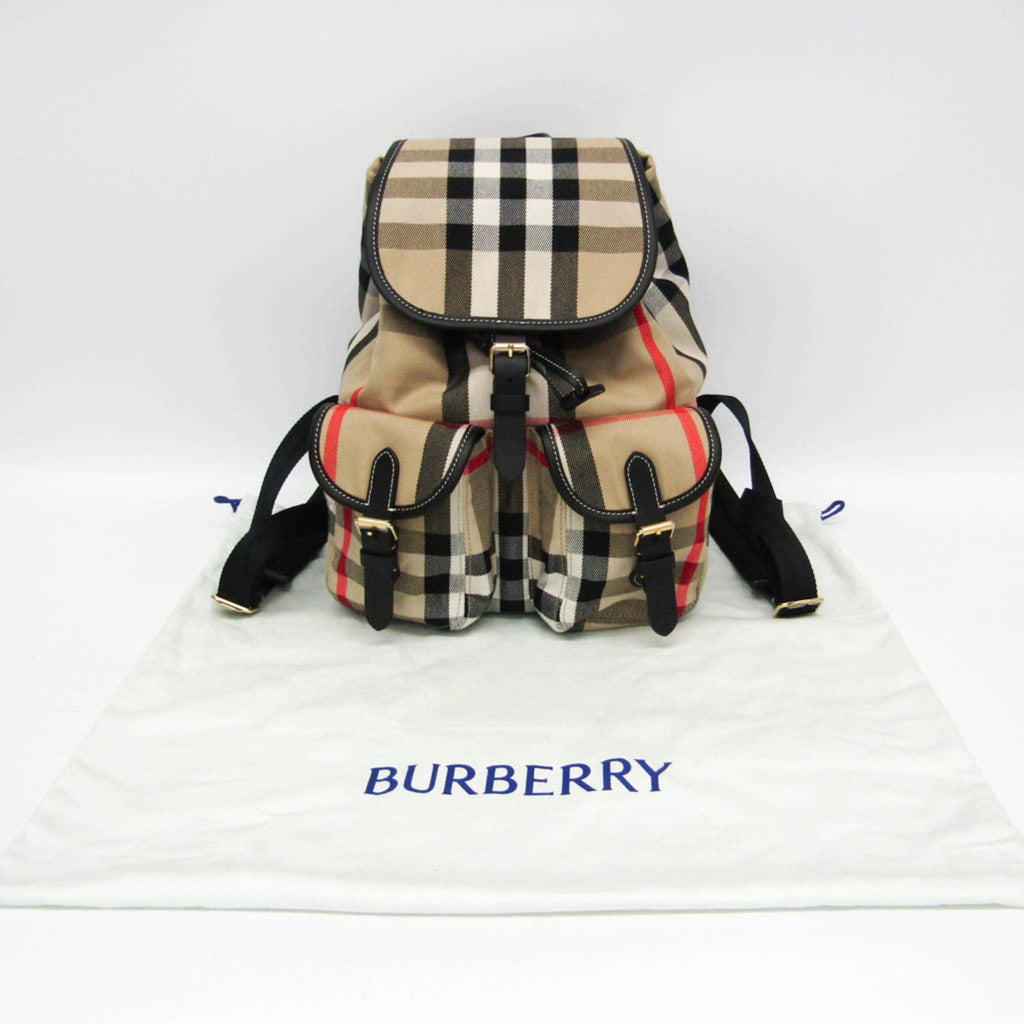 Burberry Enfild · Check Canvas & Leather