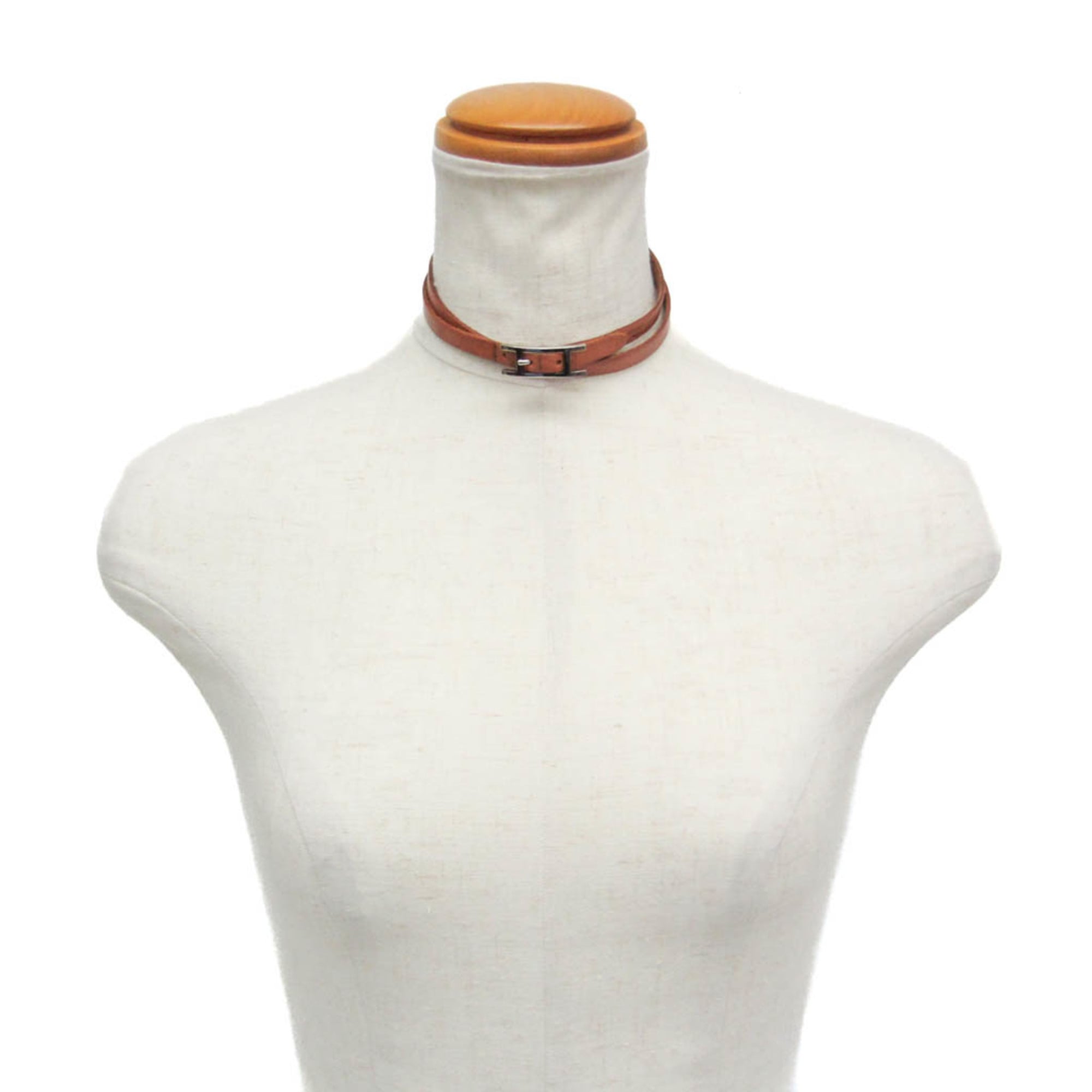 Hermès Hapi Choker · Leather Wrap Bangle