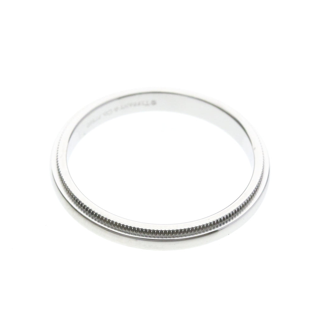 Tiffany Milgrain · Platinum