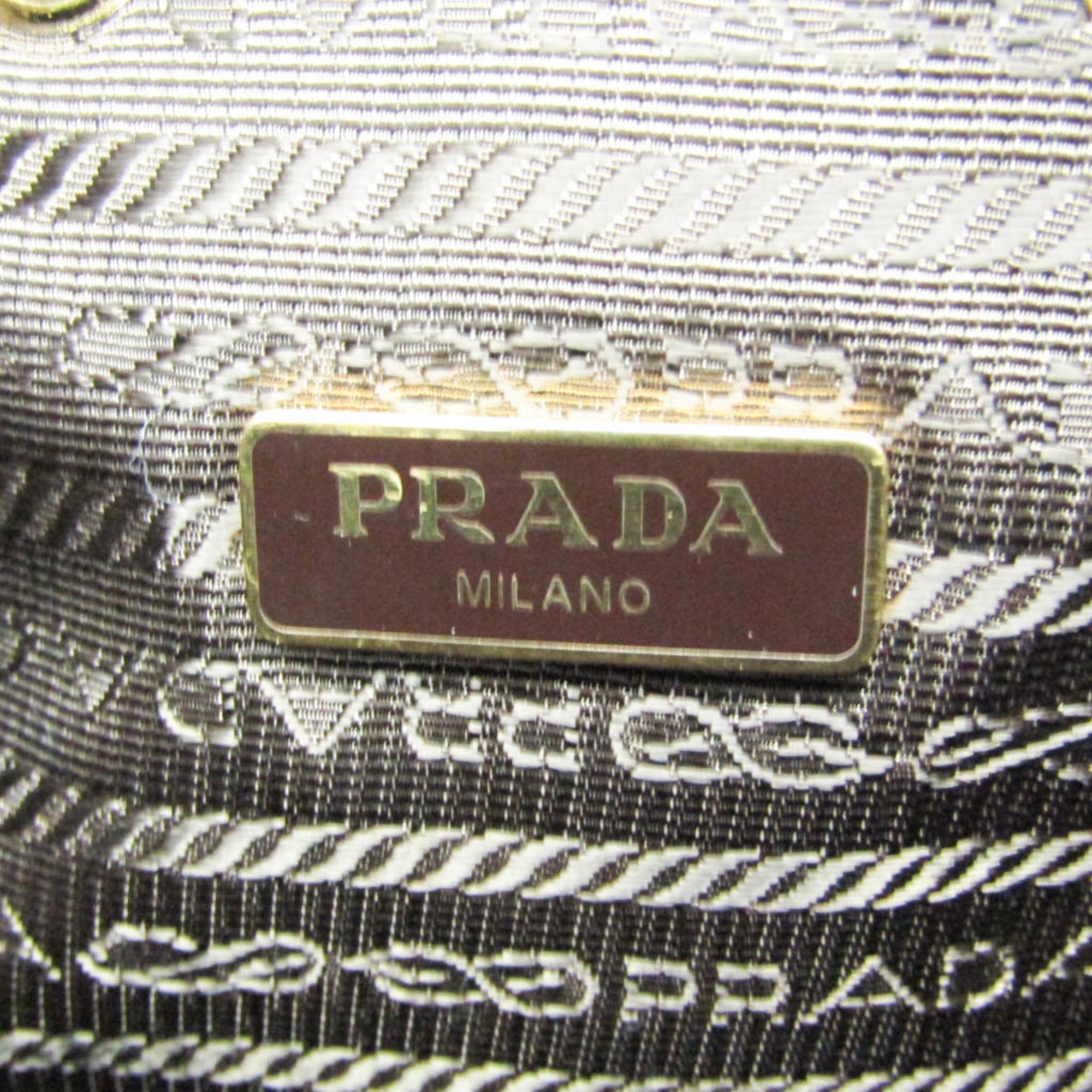 Prada Logo Jacquard · Drawstring Bag