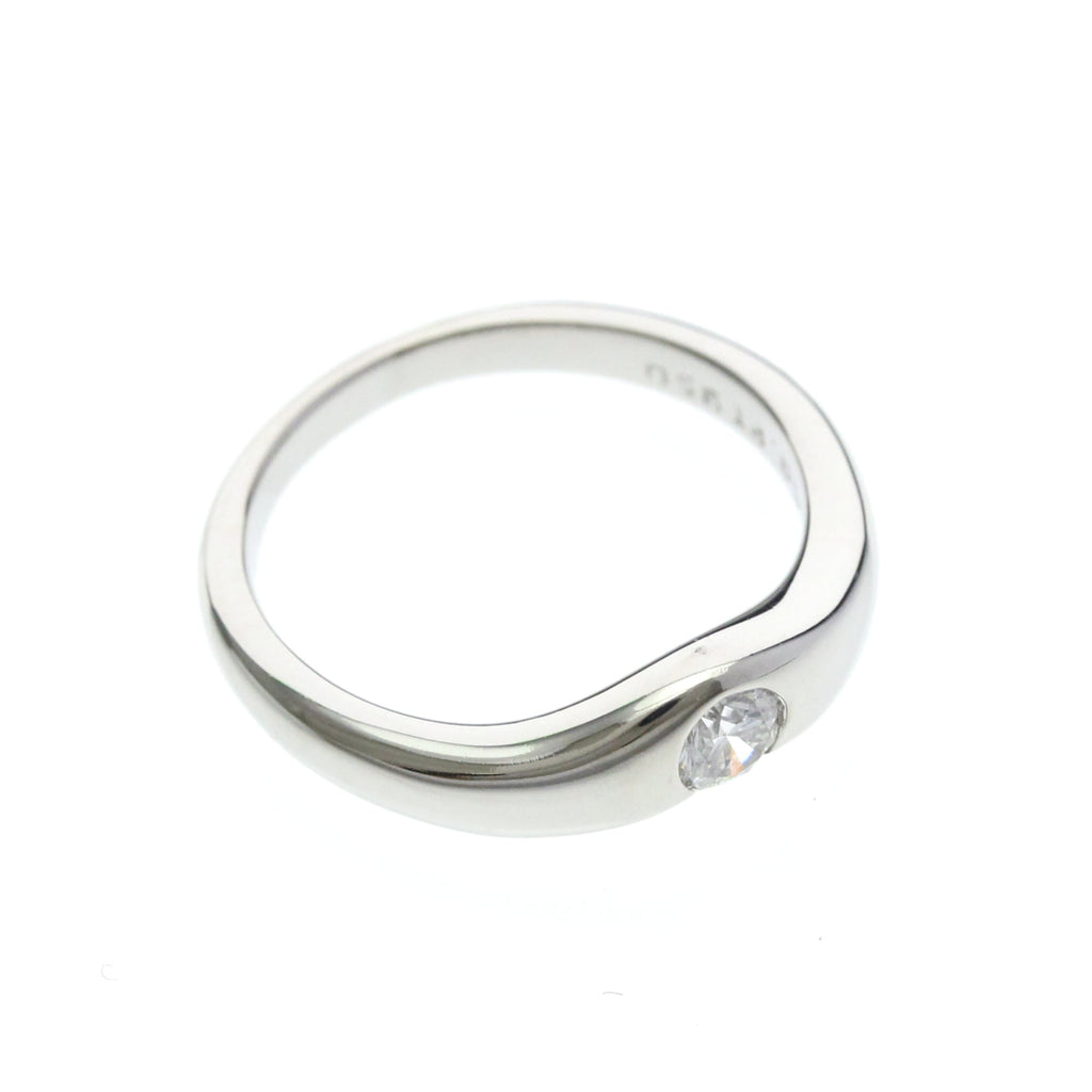Tiffany Curved Band · Platinum · Diamond