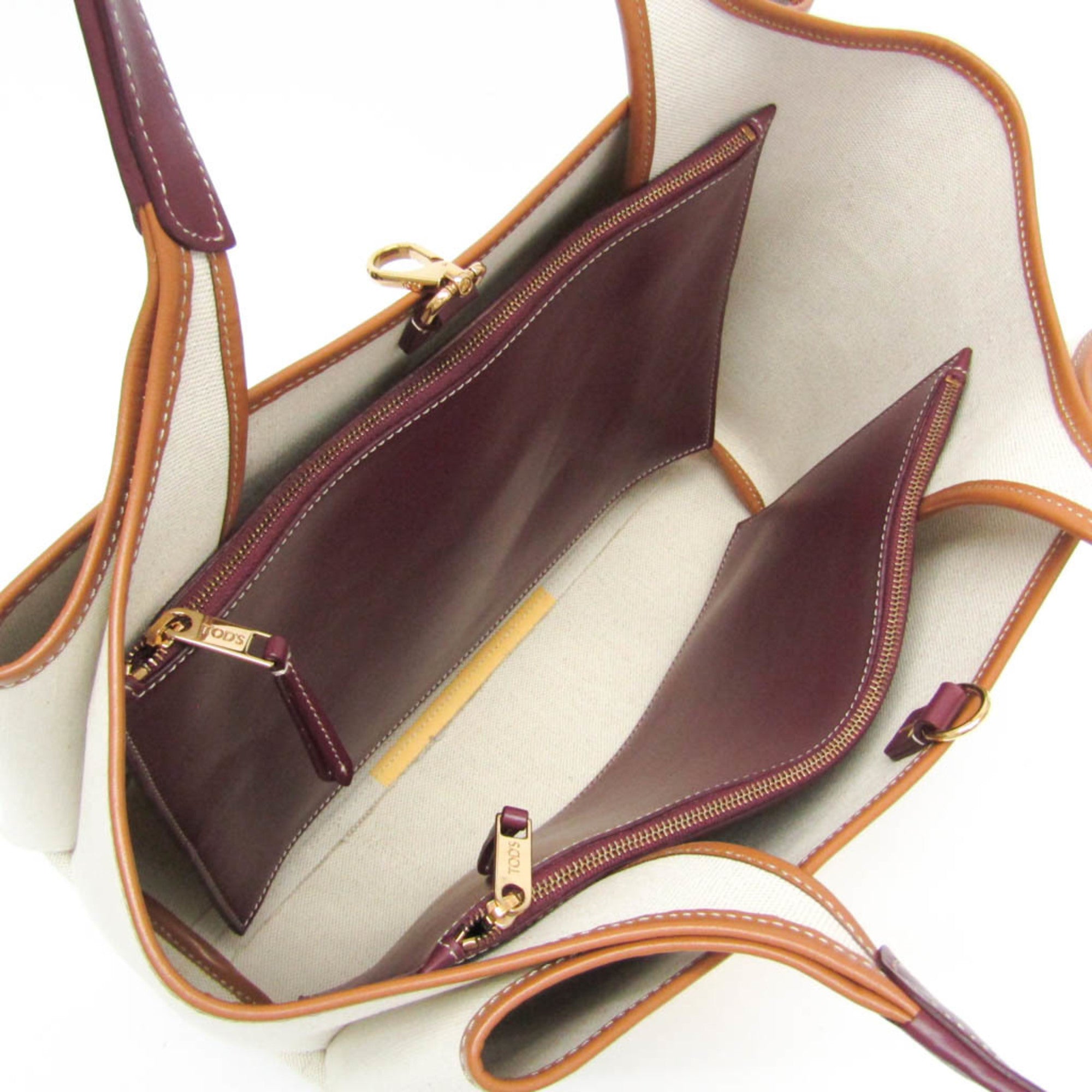 Tod's · Canvas Leather Tote