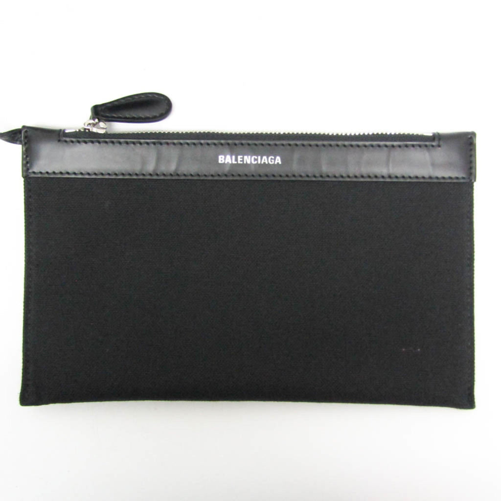 Balenciaga Navy Cabas S · Canvas Tote