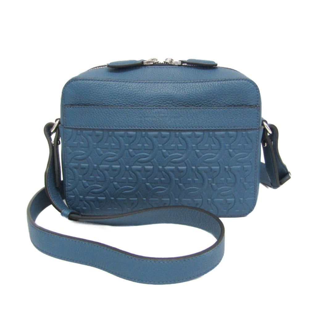 Salvatore Ferragamo Gancini · Leather Clutch