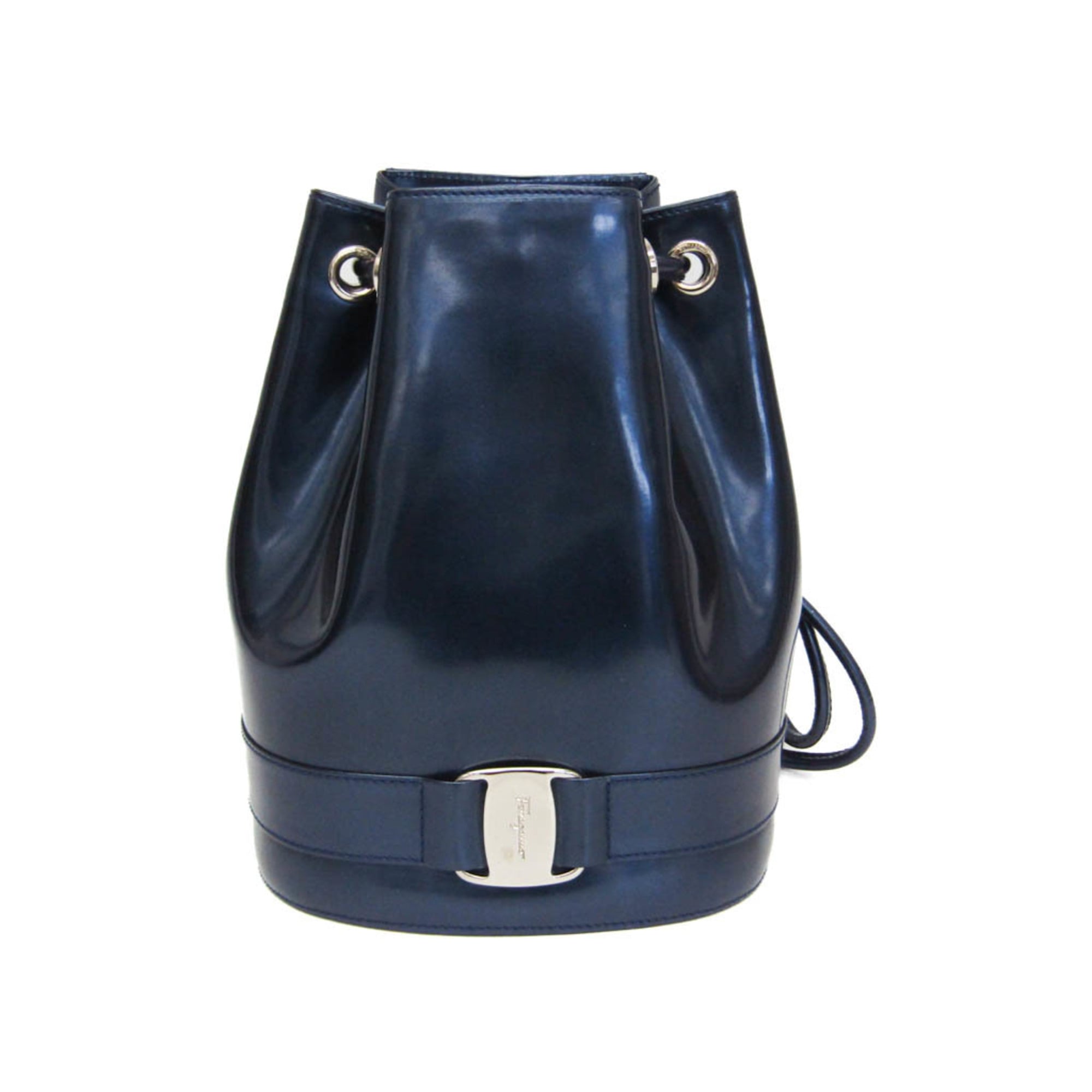 Salvatore Ferragamo Vara · Enamel Leather