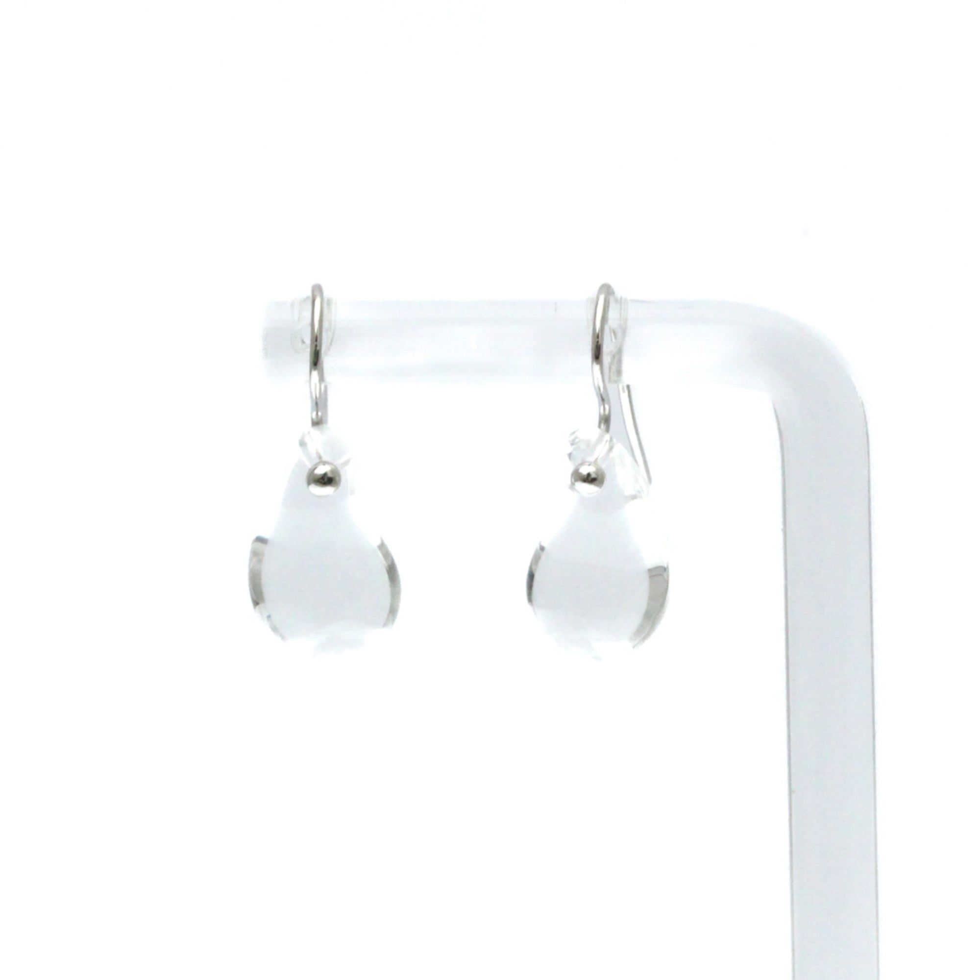 Tiffany Teardrop · Crystal · 18K White Gold