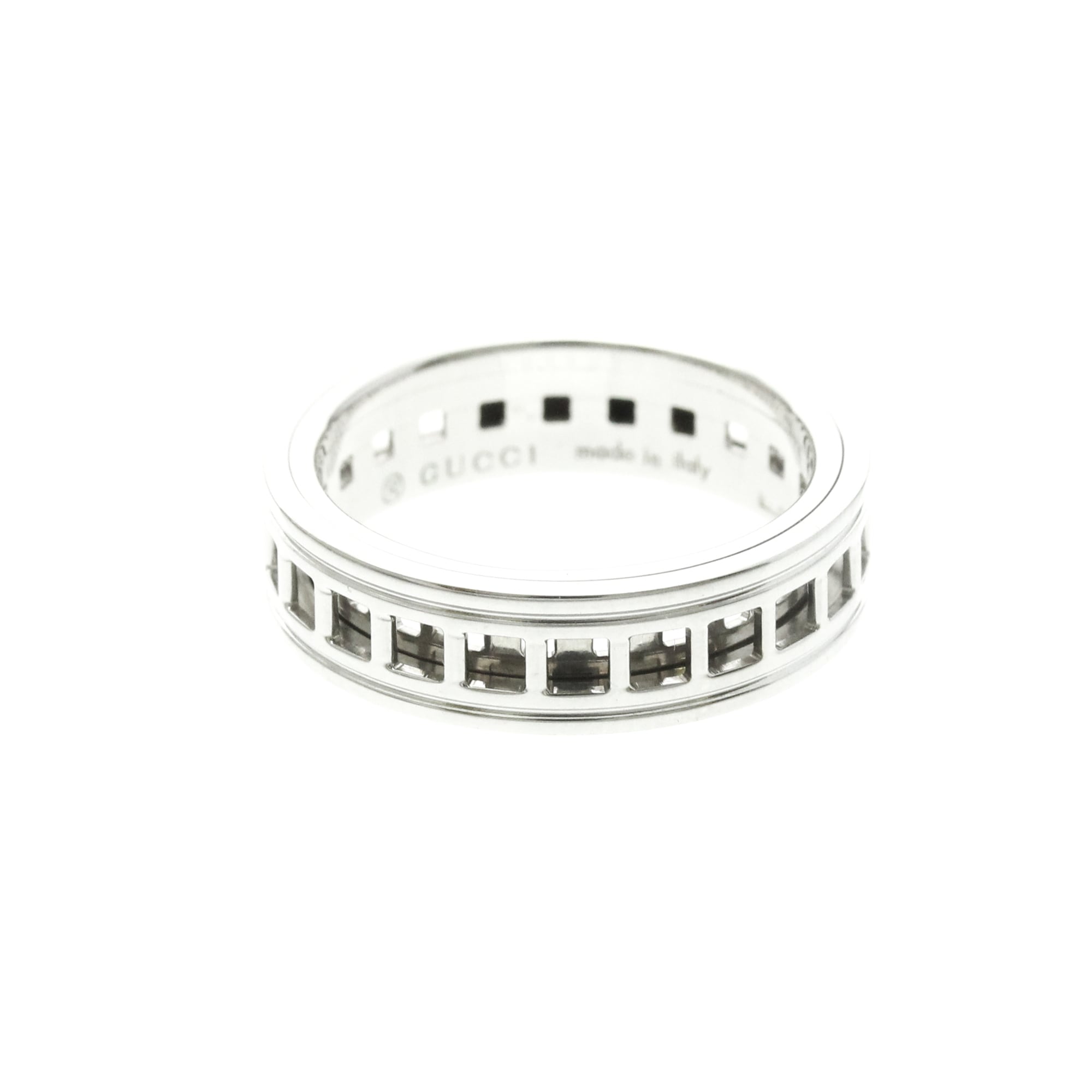 Gucci Scroll · 18K White Gold