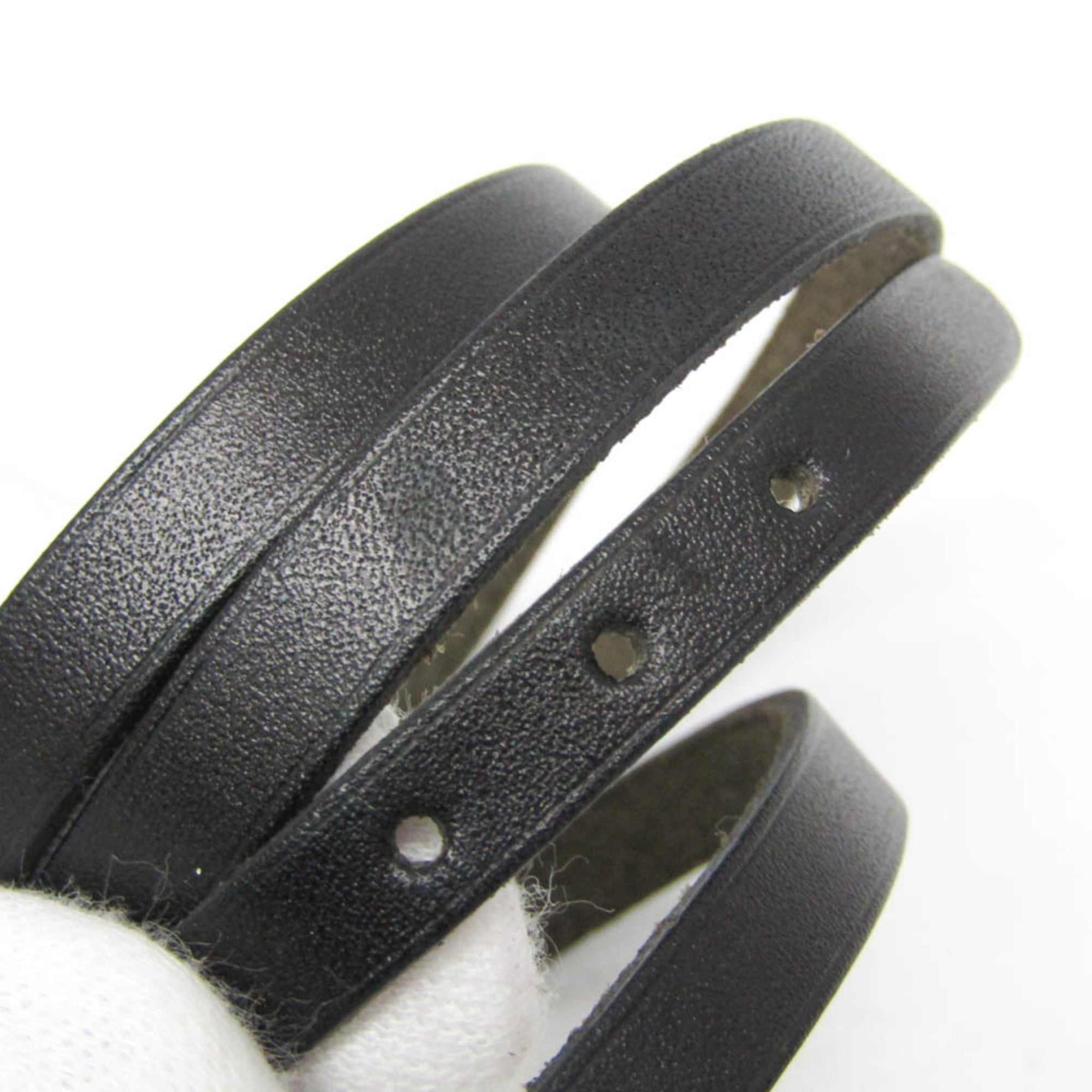 Hermes Hapi · 4-Strand Leather Bangle