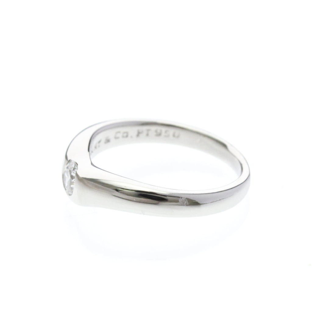 Tiffany Curved Band · Platinum · Diamond