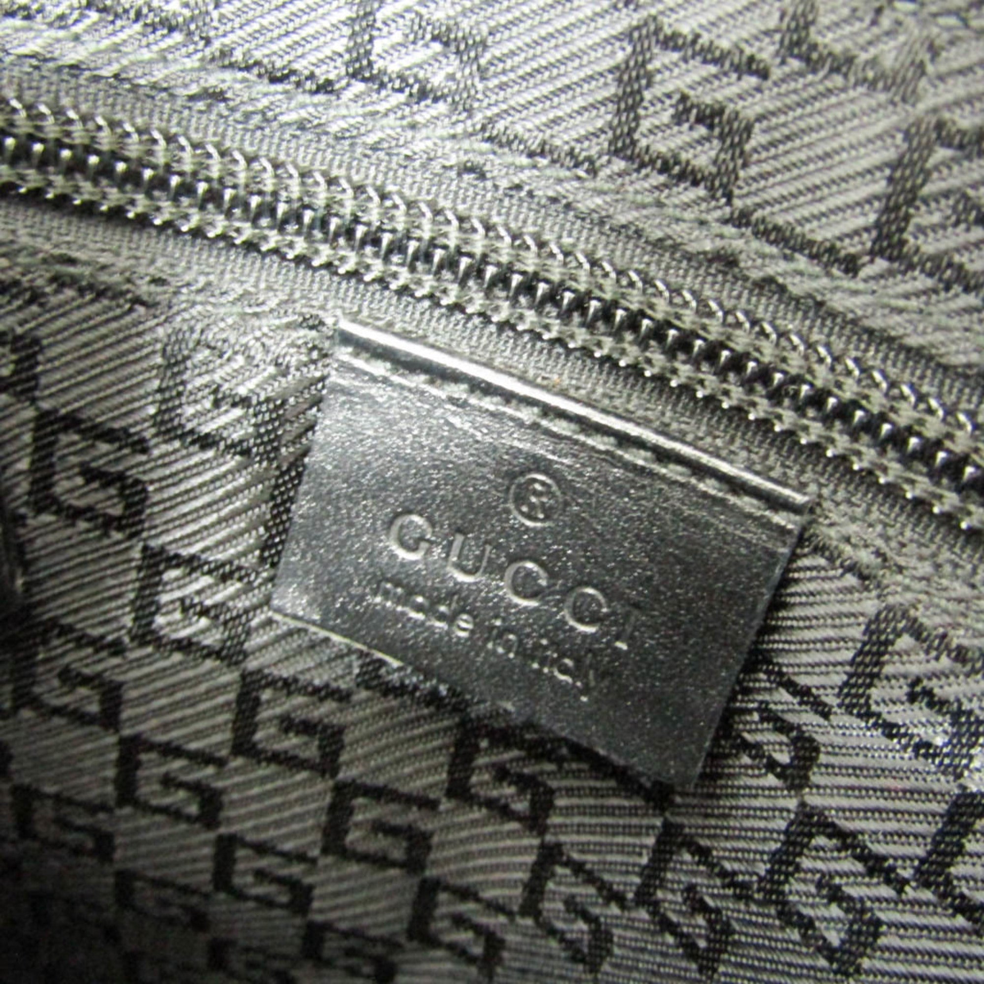 Gucci Nylon & Leather Shoulder Bag