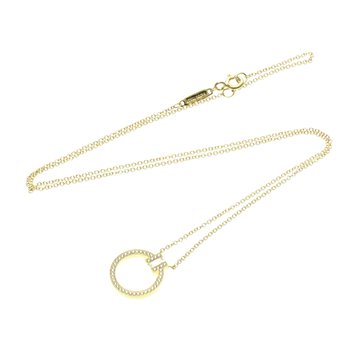 Tiffany T Circle · 18K Yellow Gold · Diamond