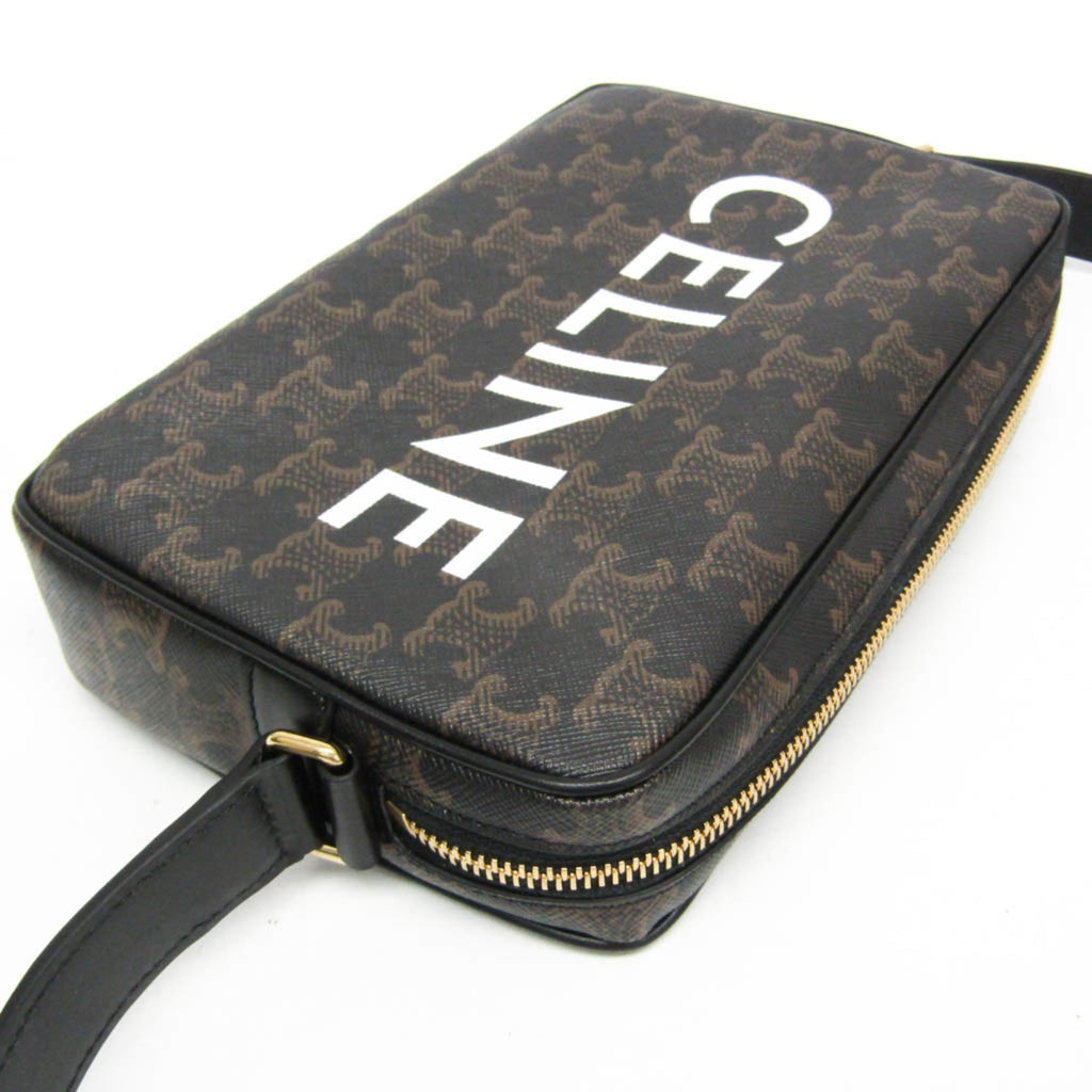 Celine Triomphe Medium · Coated Canvas