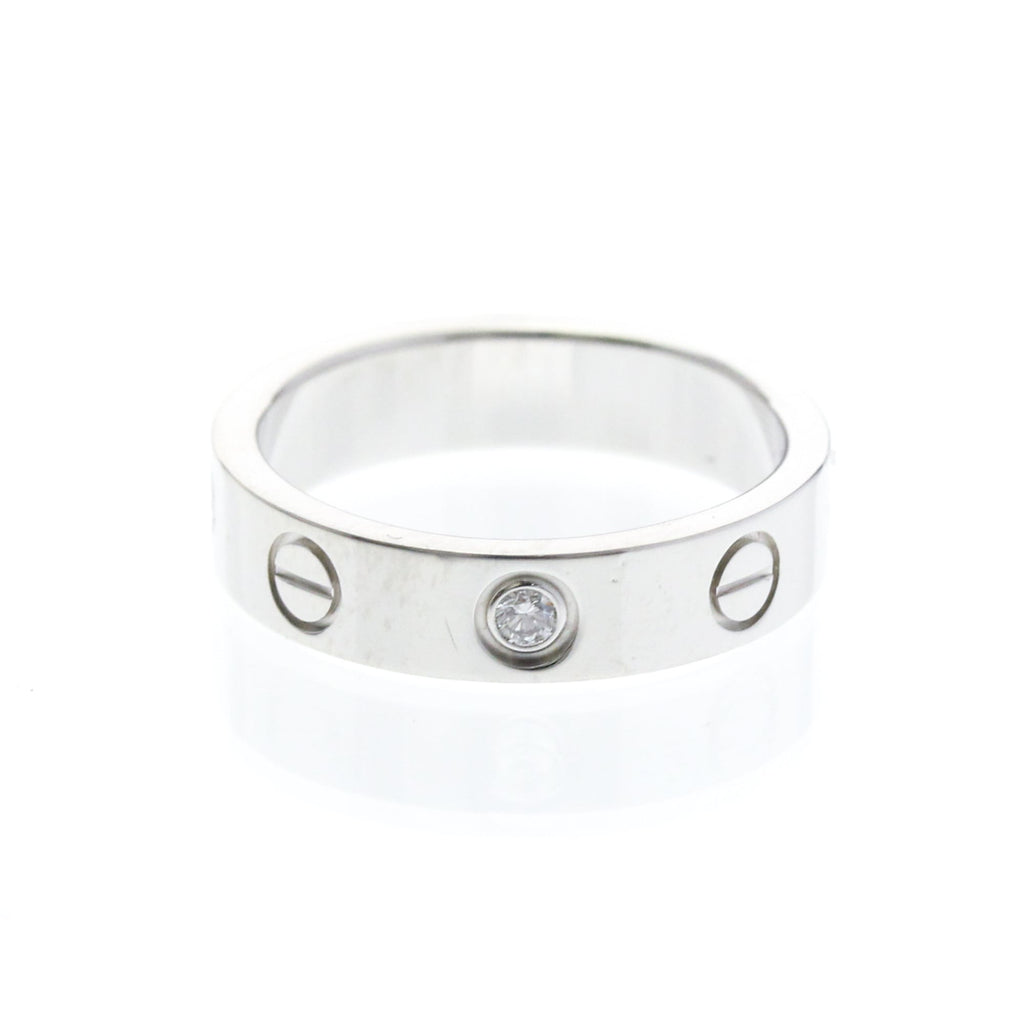Cartier Mini Love · 18K White Gold · Diamond