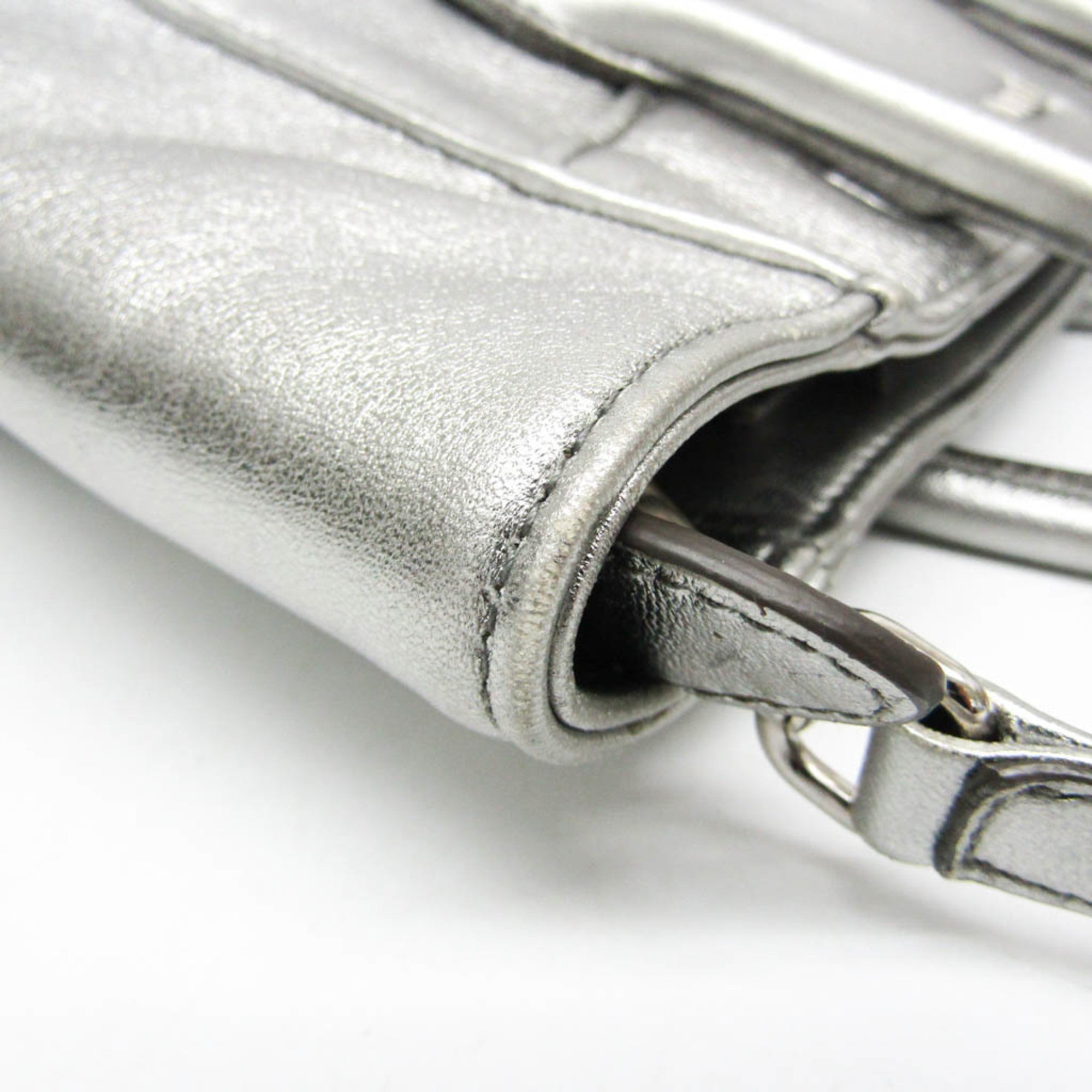 Miu Miu Nappa Biker · Metallic Leather