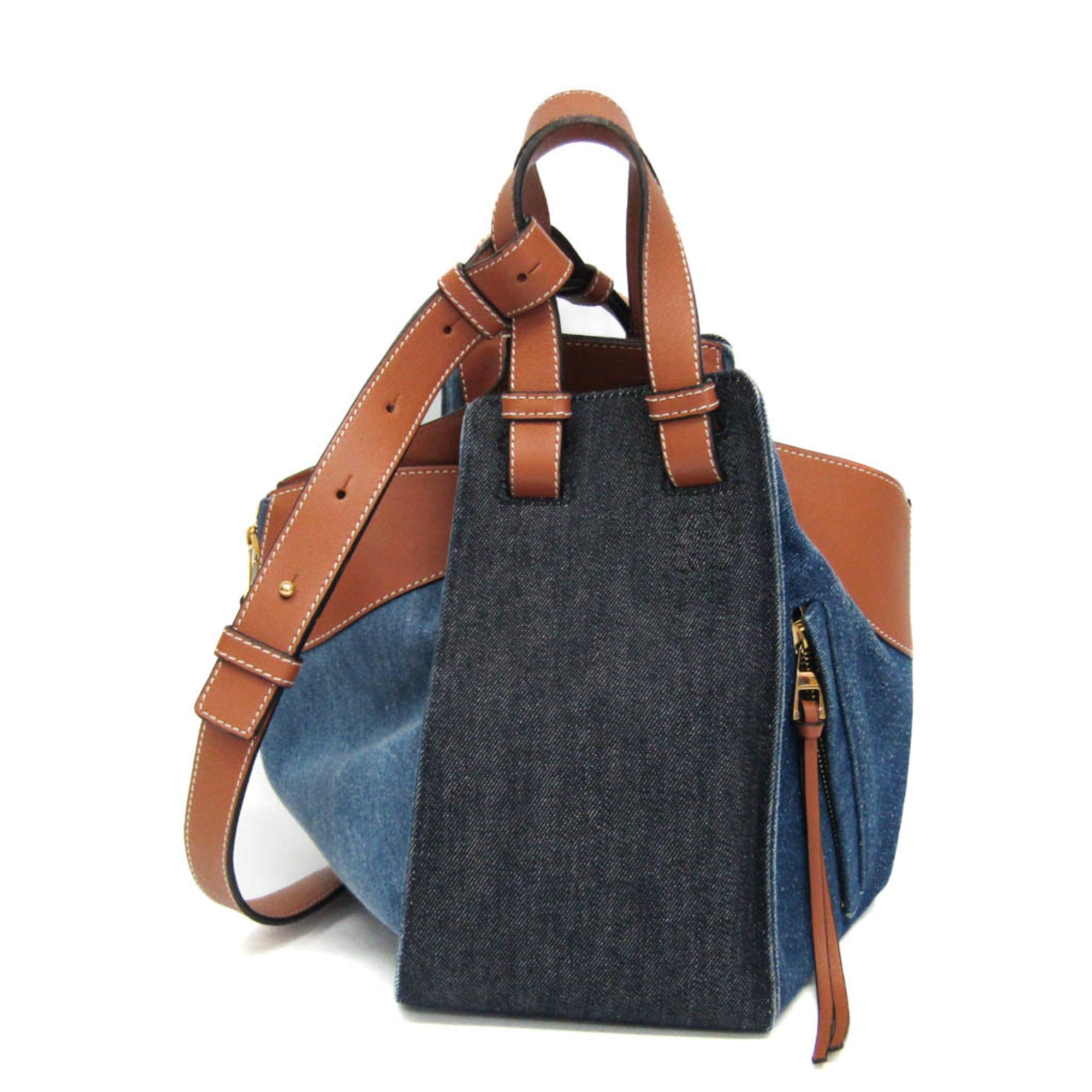 Loewe Hammock Small · Denim & Leather