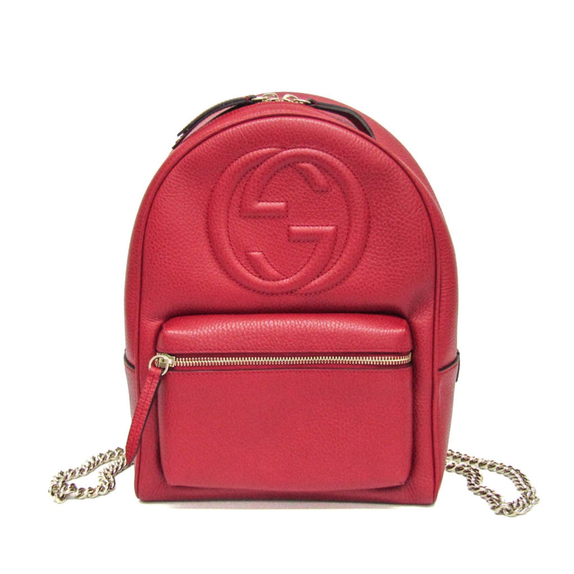 Gucci Soho · Interlocking G · Leather Backpack