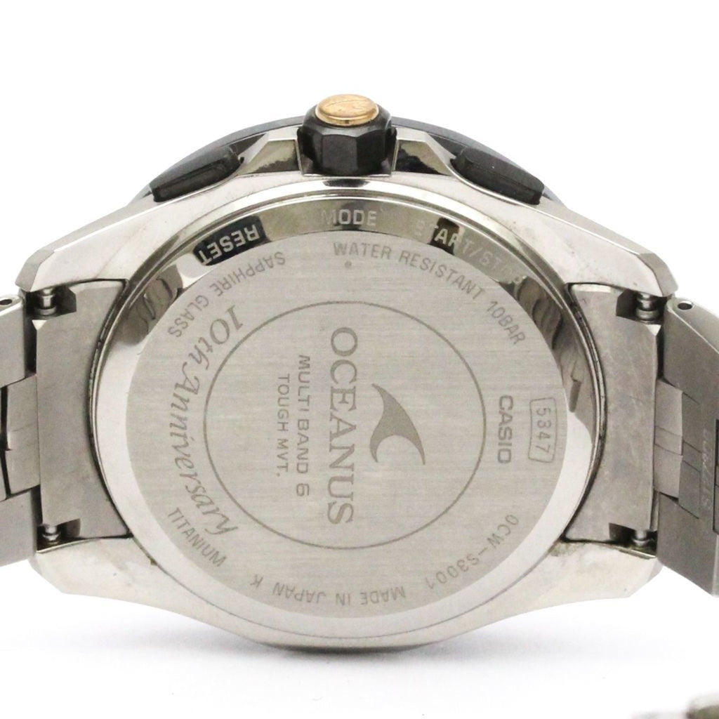 Casio Oceanus Manta · 10th Anniversary · Titanium