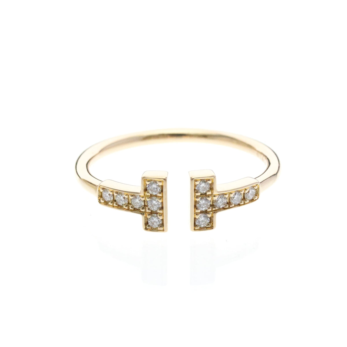 Tiffany T Wire · Diamond · Rose Gold