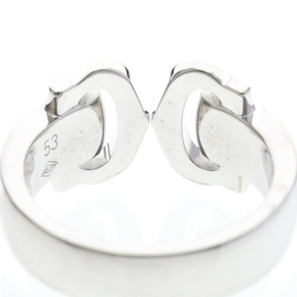 Cartier 2C Boucle · 18K White Gold · Diamond