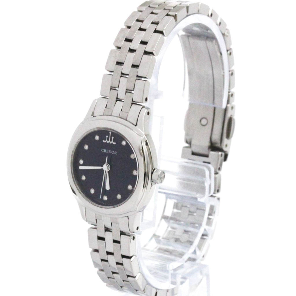 Seiko Credor · Diamond · Steel · Quartz