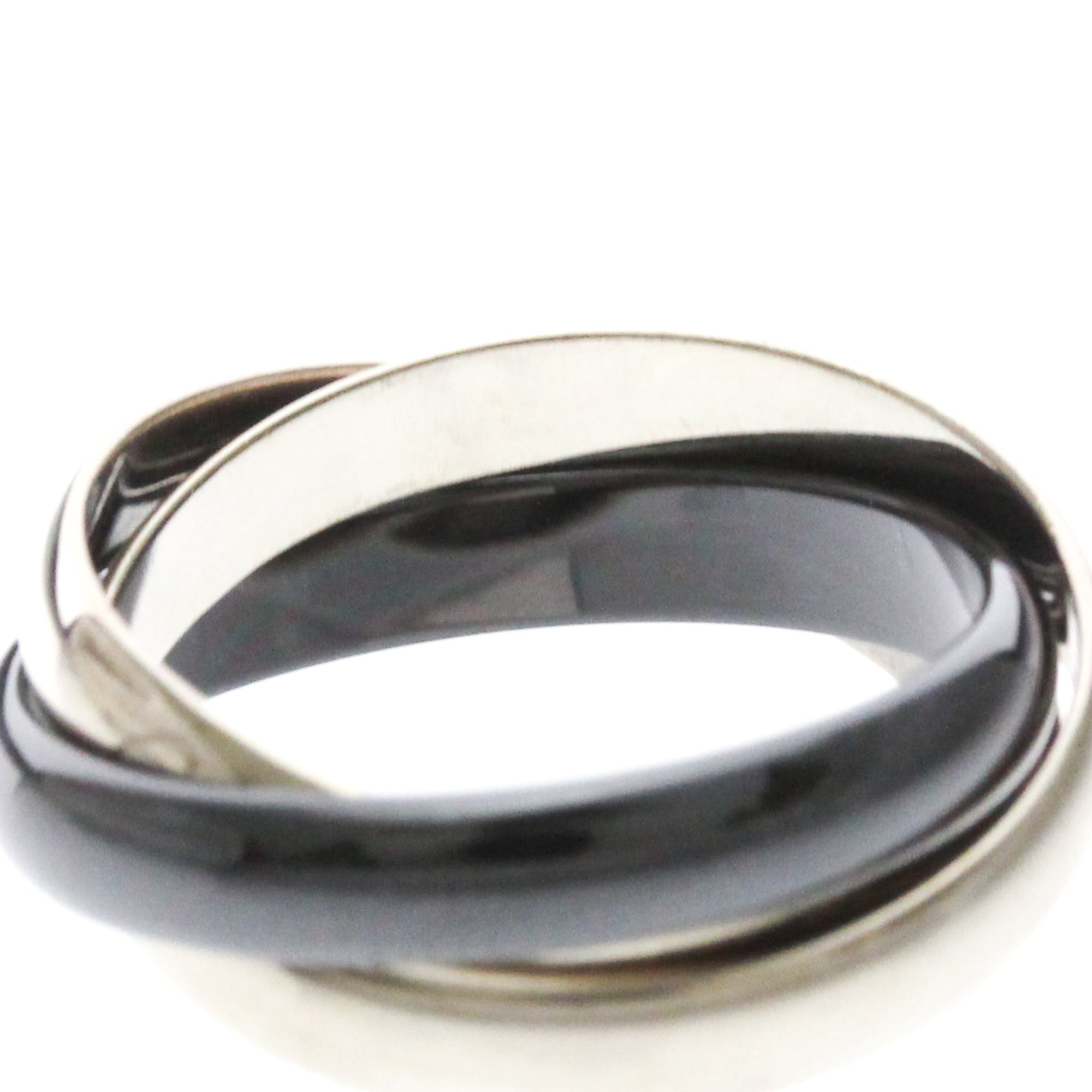 Cartier Trinity · 18K White Gold & Ceramic