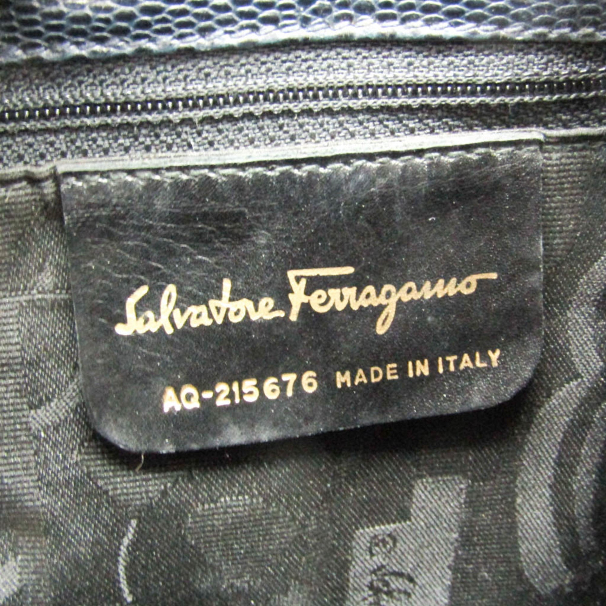 Salvatore Ferragamo Vara · Embossed Leather
