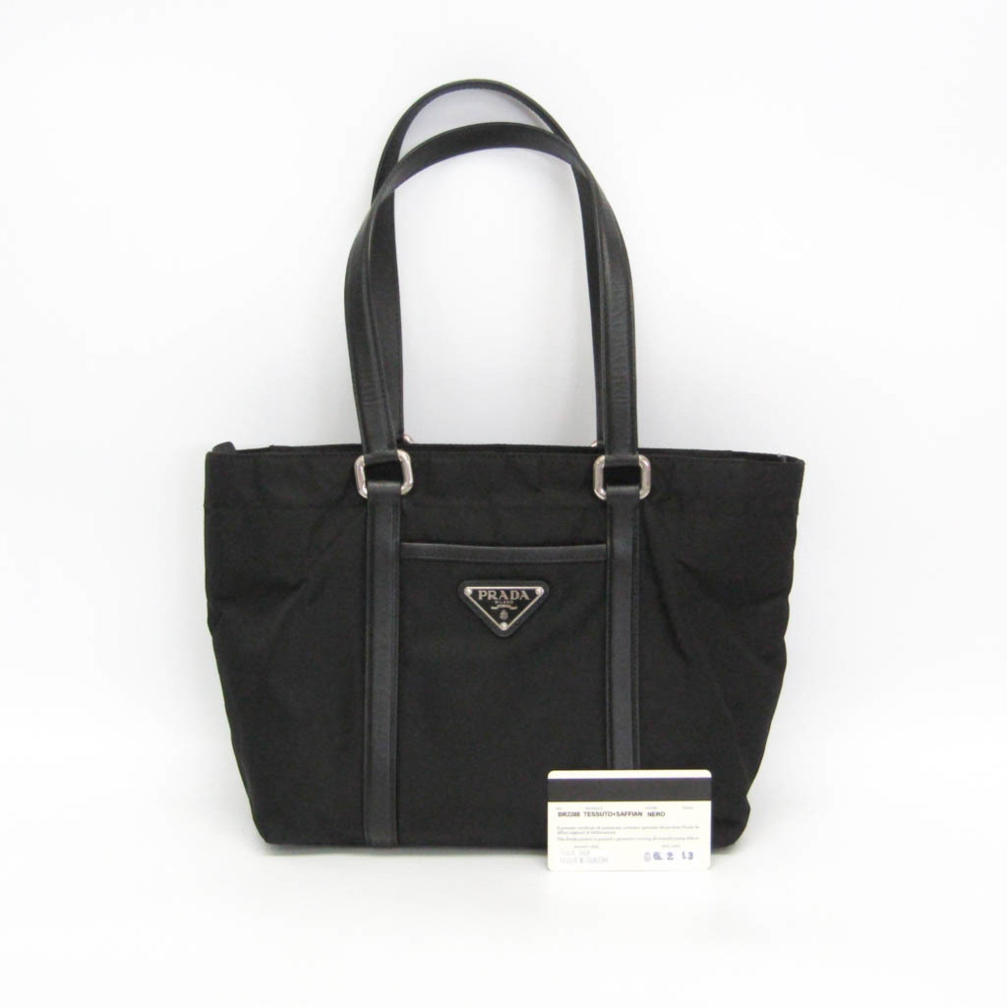 Prada Tessuto Saffiano · Nylon Tote